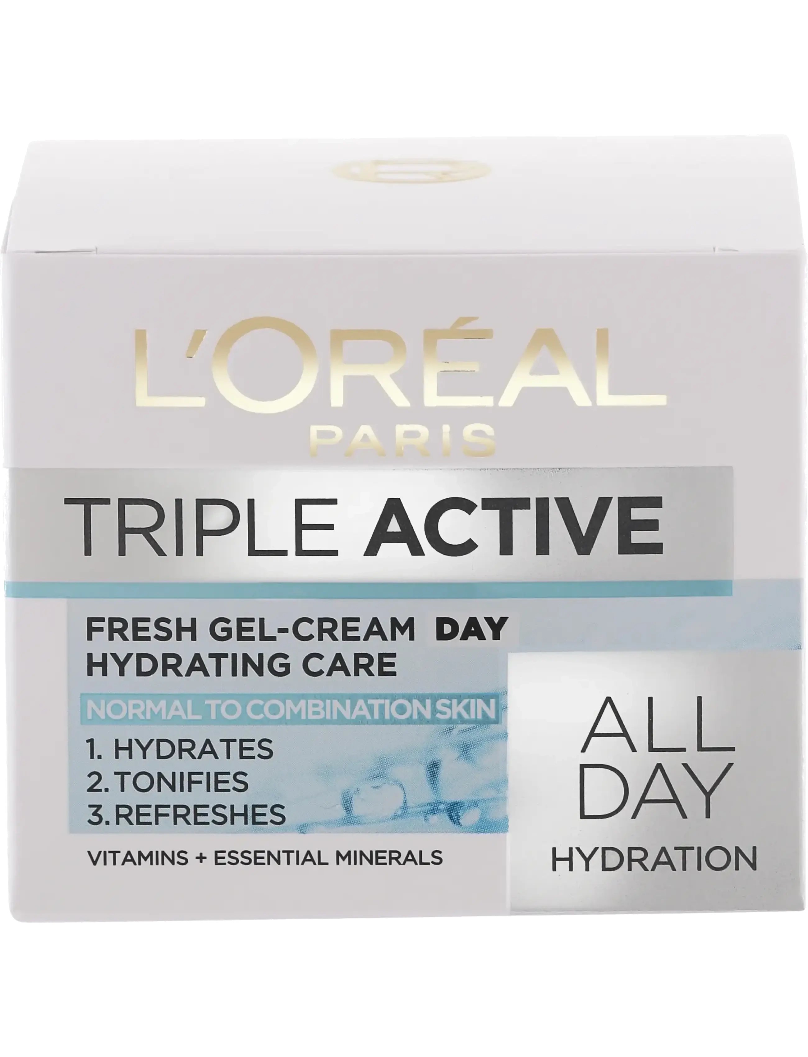 L'Oréal Paris - L'Oréal Paris Triple Active Fresh Gel Day Cream for normal skin 50 ml - dagkräm - no colour - 1