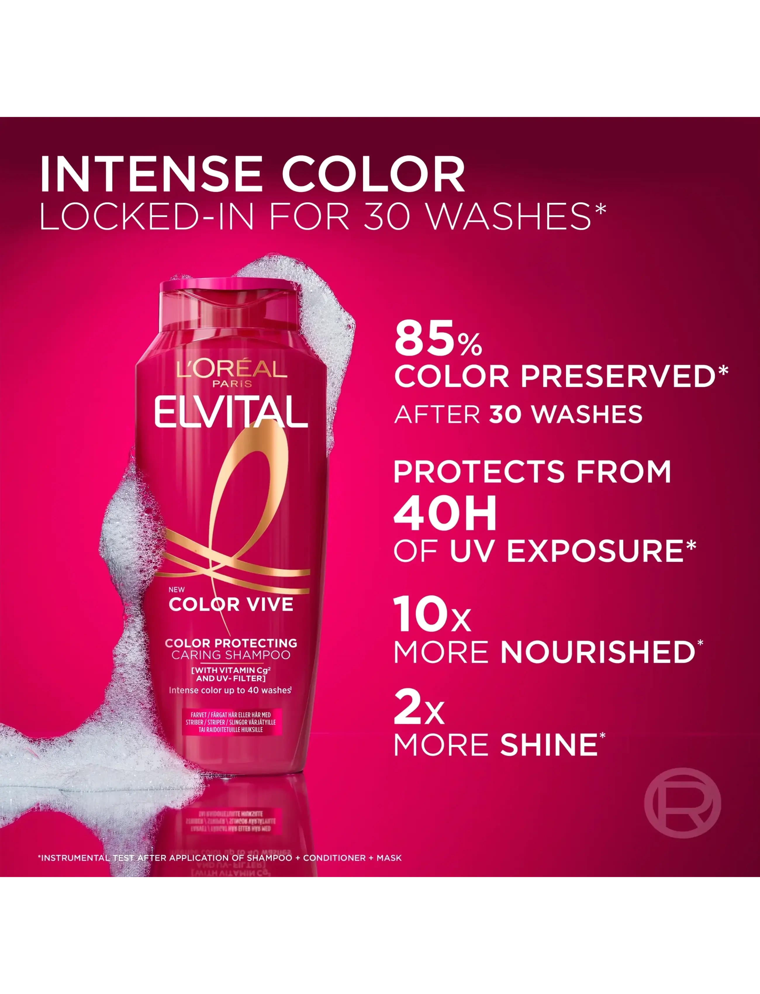 L'Oréal Paris - L'Oréal Paris Elvital Color Vive Shampoo for colored hair 250 ml - lägsta priserna - no colour - 2
