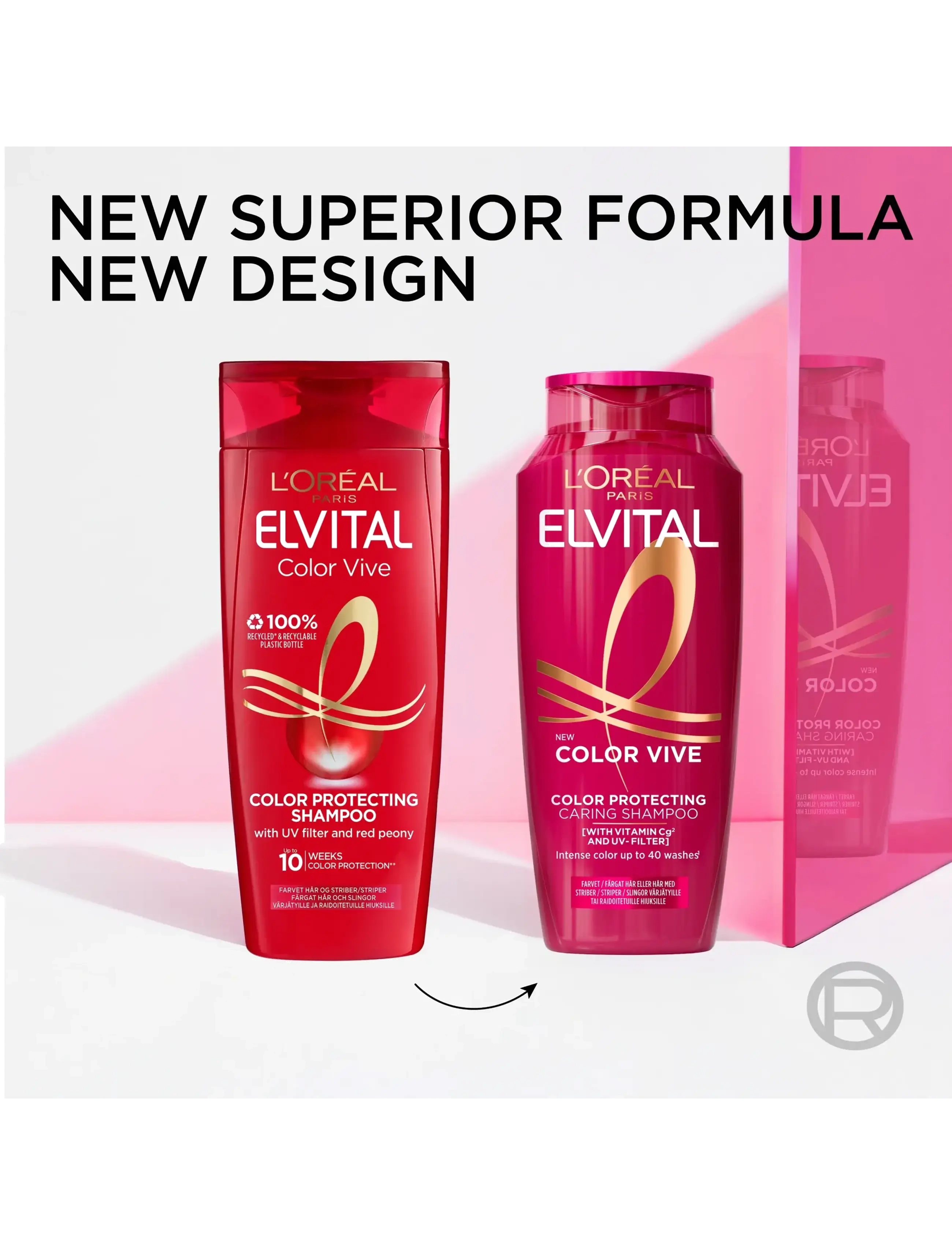 L'Oréal Paris - L'Oréal Paris Elvital Color Vive Shampoo for colored hair 250 ml - lägsta priserna - no colour - 3