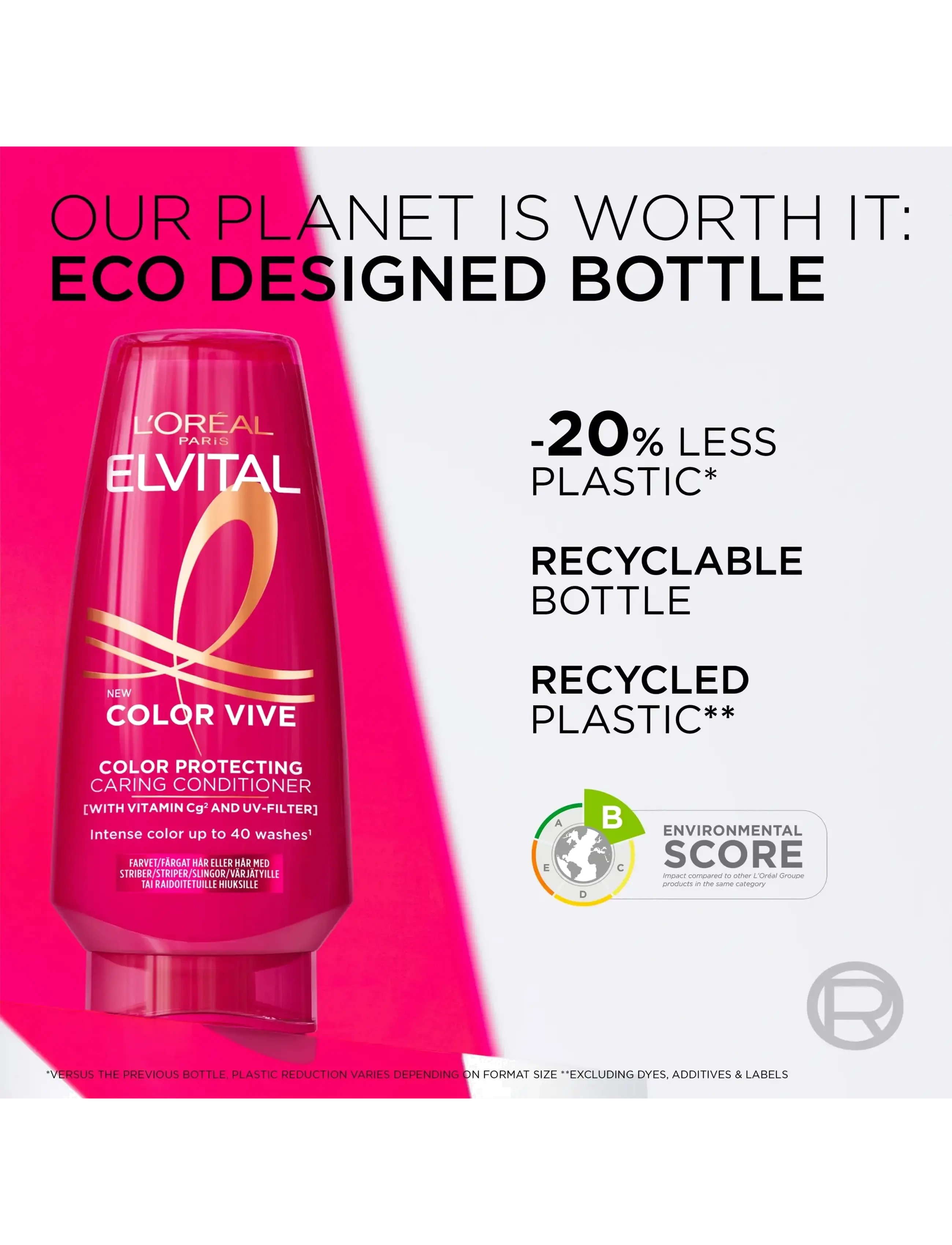 L'Oréal Paris - L'Oréal Paris Elvital Color Vive Conditioner for colored hair 200 ml - lägsta priserna - no colour - 4
