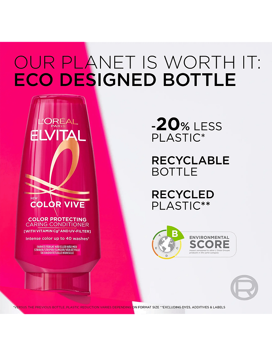 L'Oréal Paris - L'Oréal Paris Elvital Color Vive Conditioner for colored hair 200 ml - balsam & conditioner - no colour - 4