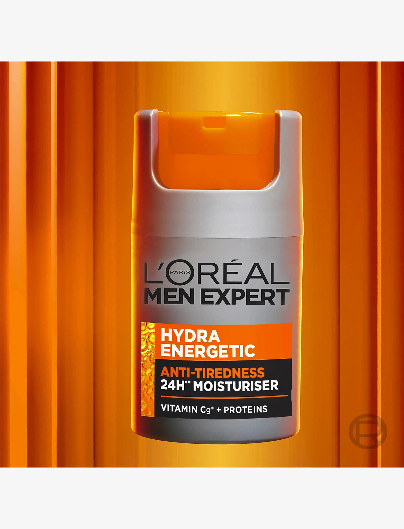 L'Oréal Paris - L'Oréal Paris Men Expert Hydra Energetic 24H Anti-Tiredness Moisturiser for normal skin 50 ml - fuktpleie - clear - 1