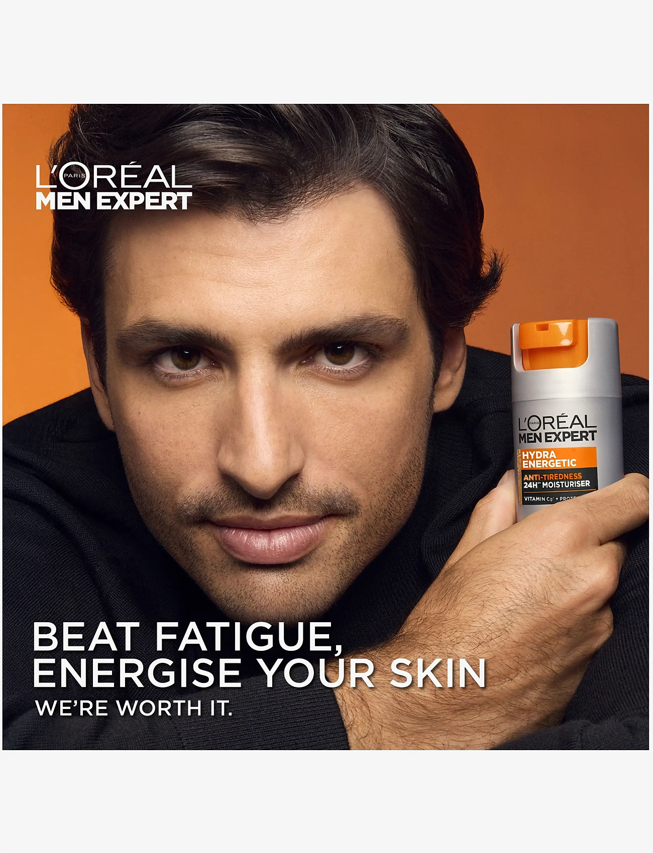 L'Oréal Paris - L'Oréal Paris Men Expert Hydra Energetic 24H Anti-Tiredness Moisturiser for normal skin 50 ml - fuktpleie - clear - 5