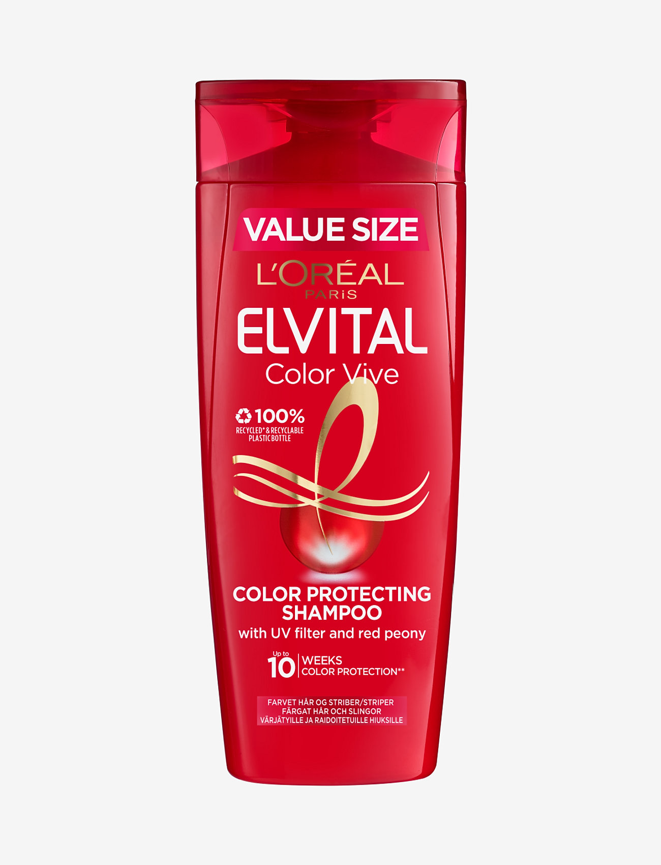 L'Oréal Paris - L'Oréal Paris Elvital Color-Vive Shampoo 400ml - skægshampoo - color-vive - 0