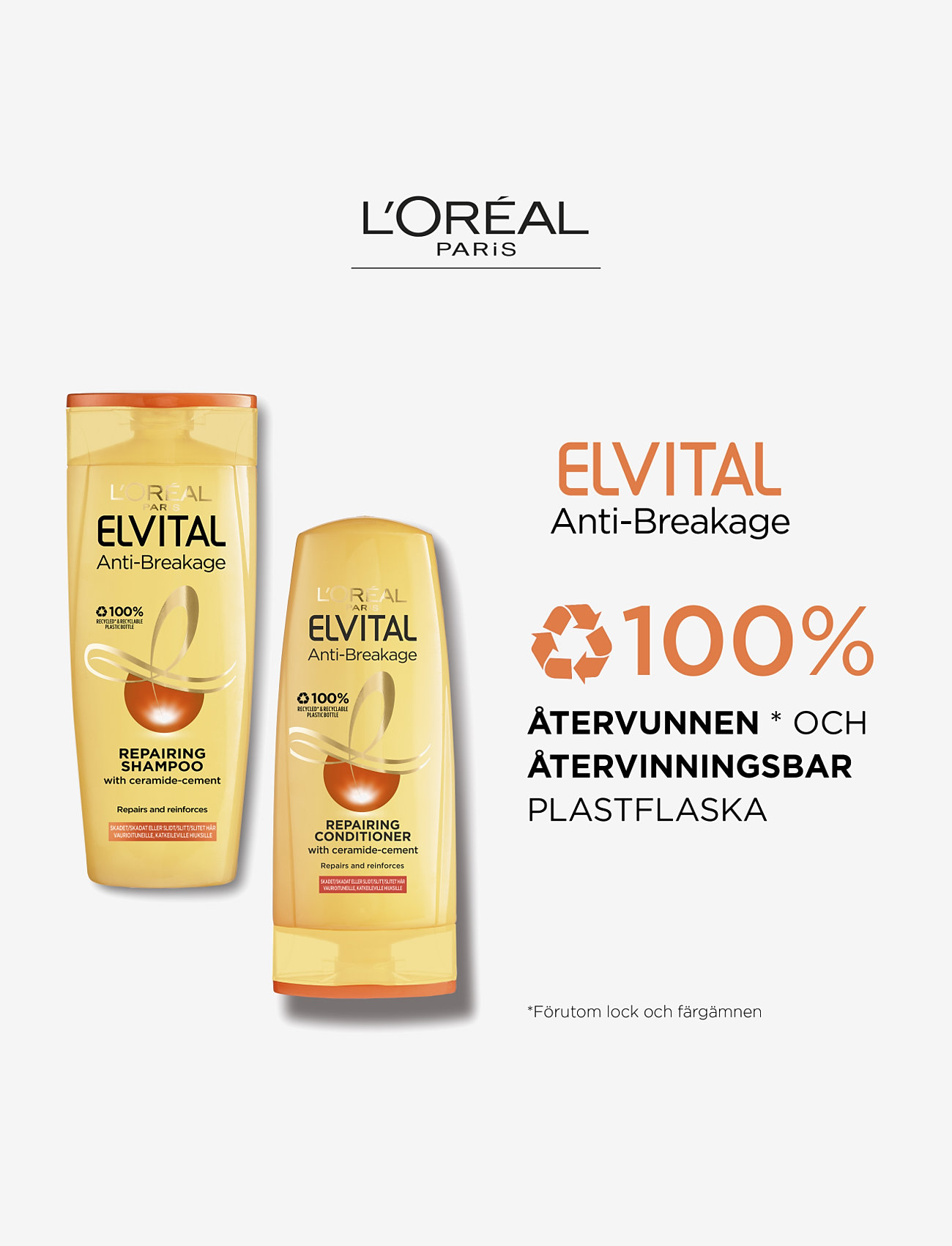 L'Oréal Paris - L'Oréal Paris Elvital Anti-Breakage Shampoo 400ml - shampoo - anti-breakage - 2