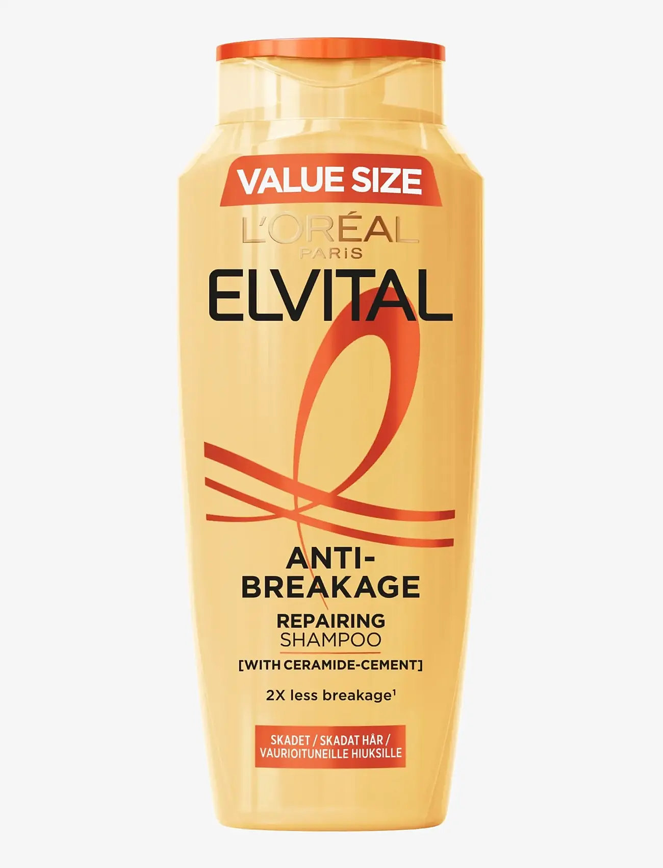 L'Oréal Paris - L'Oréal Paris Elvital Anti-Breakage Shampoo for dry hair 400 ml - sjampó - anti-breakage - 0