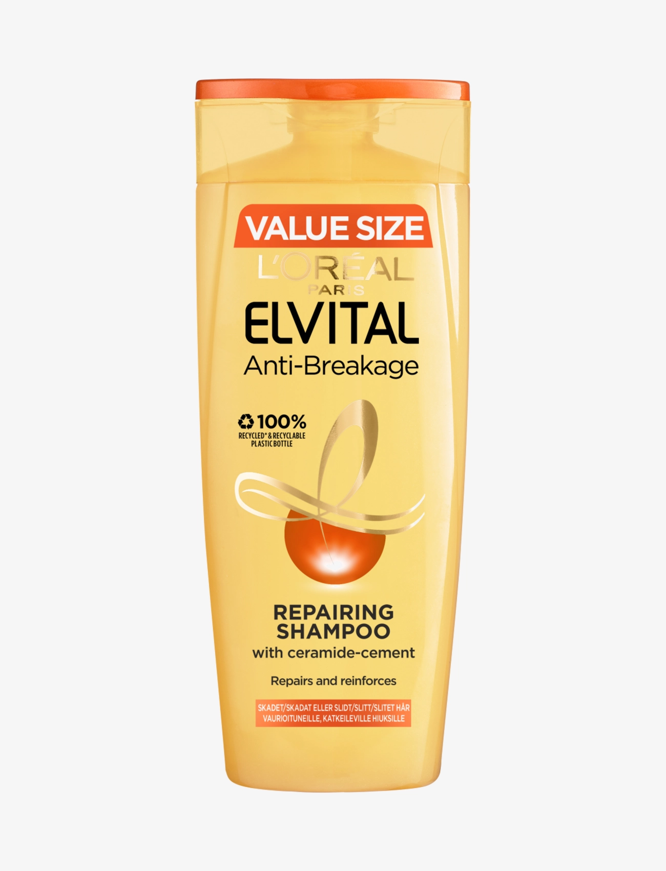 L'Oréal Paris L'Oréal Paris Elvital Anti-Breakage Shampoo for dry hair 400 ml - Hår - ANTI-BREAKAGE / clear
