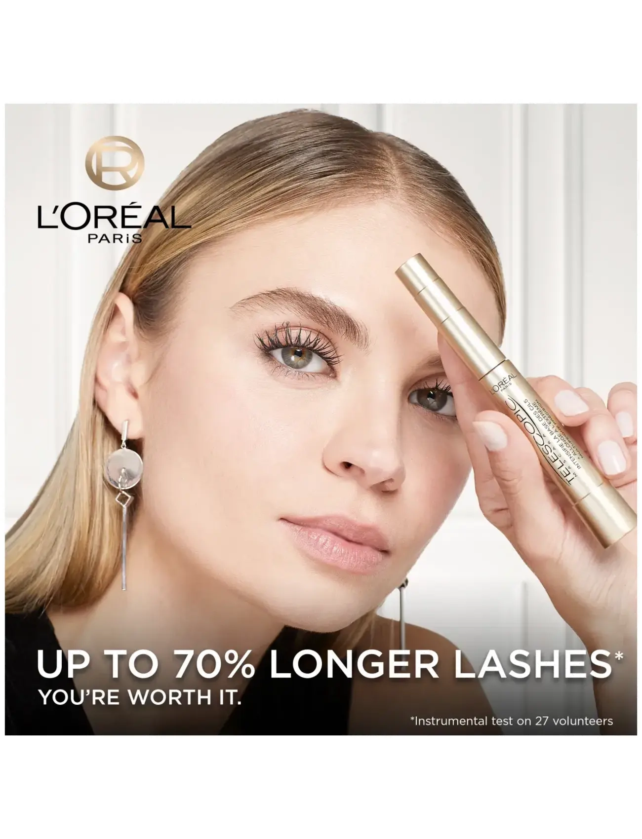 L'Oréal Paris - L'Oréal Paris, Telescopic, Mascara, Black, 8ml - festkläder till outletpriser - black - 1