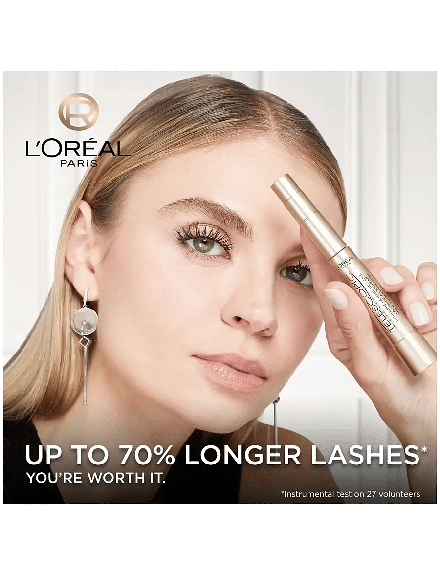 L'Oréal Paris - L'Oréal Paris, Telescopic, Mascara, Black, 8ml - Ögon & bryn - black - 1