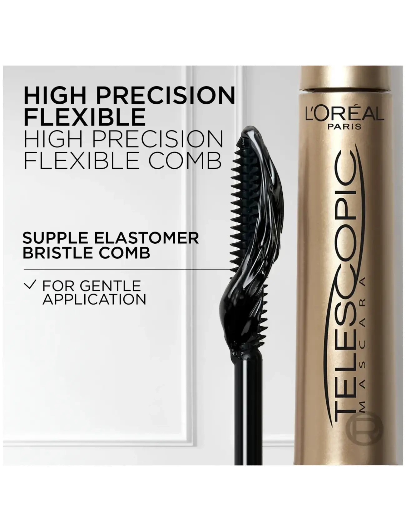 L'Oréal Paris - L'Oréal Paris, Telescopic, Mascara, Black, 8ml - festkläder till outletpriser - black - 4