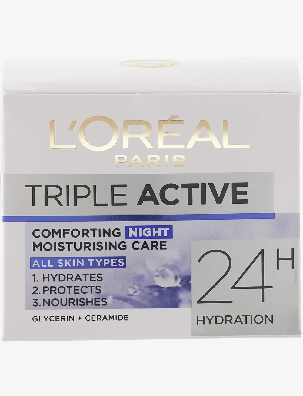 L'Oréal Paris - L'Oréal Paris Triple Active Night Cream 50 ml - Öökreem - clear - 1