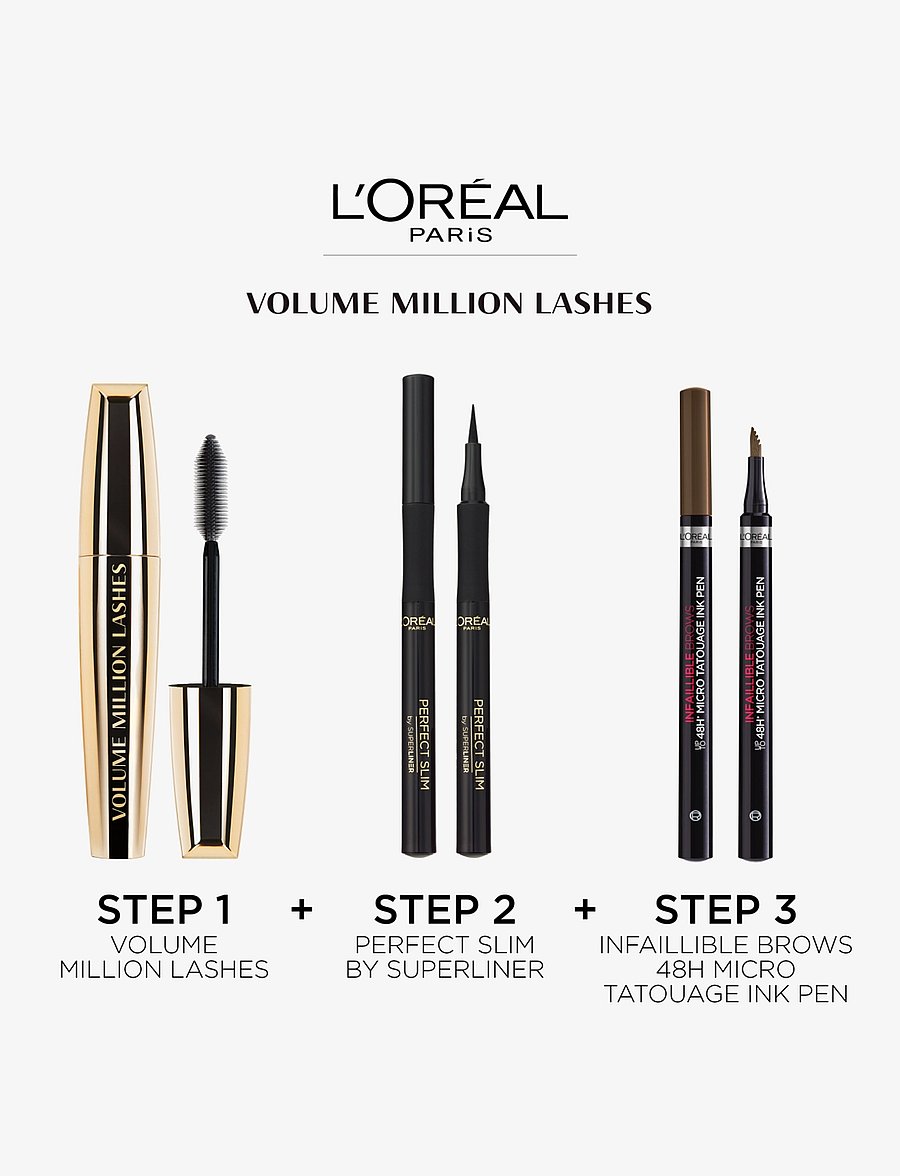 L'Oréal Paris - Loreal Paris, Volume Million Lashes, Mascara, Black, 10.7 ml - Øjne & bryn - black - 5