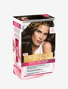L'Oréal Paris Excellence Color Cream Kit 3 Darkest Brown, L'Oréal Paris