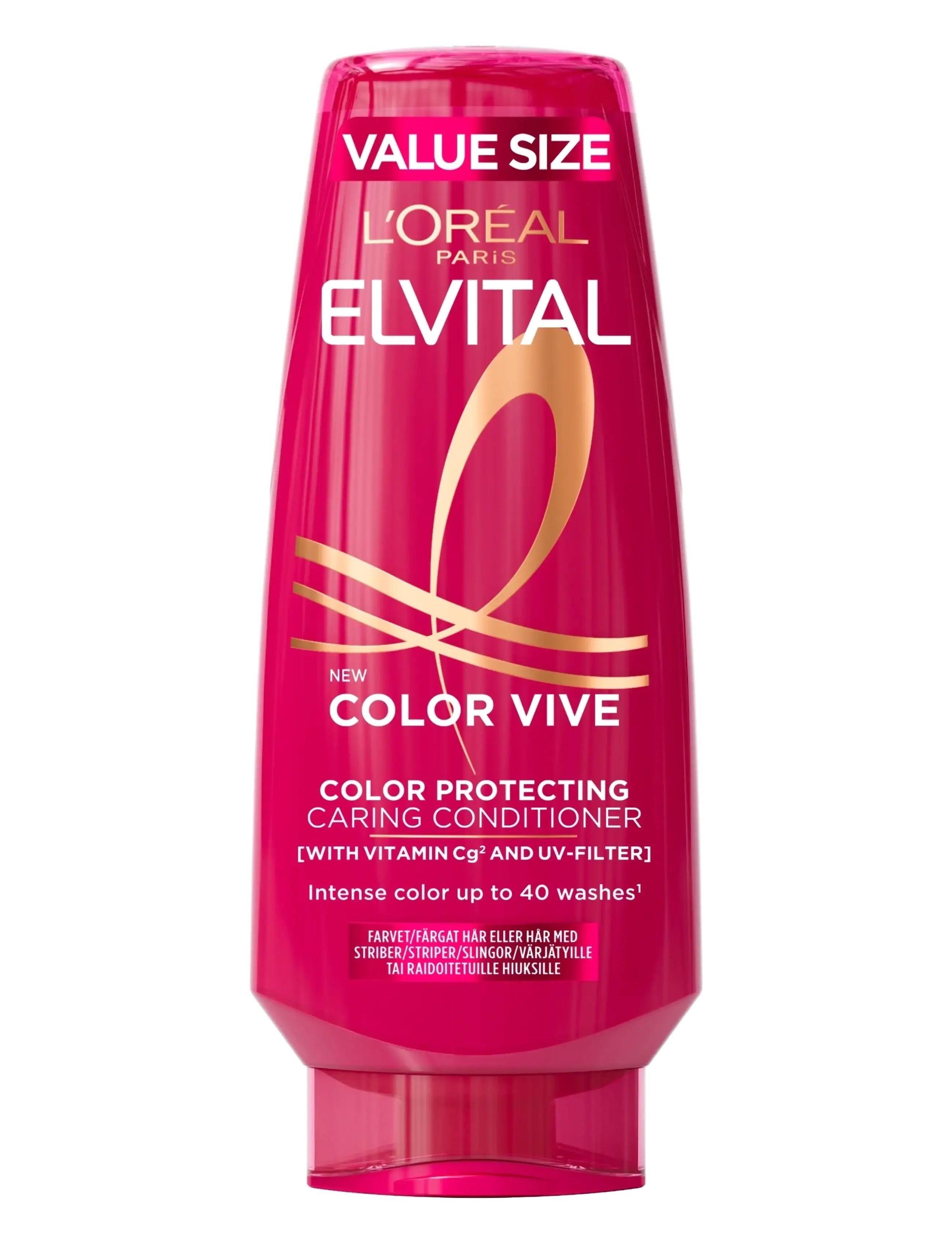 L'Oréal Paris L'Oréal Paris Elvital Color Vive Conditioner for colored hair 400 ml - Hår - COLOR-VIVE / clear