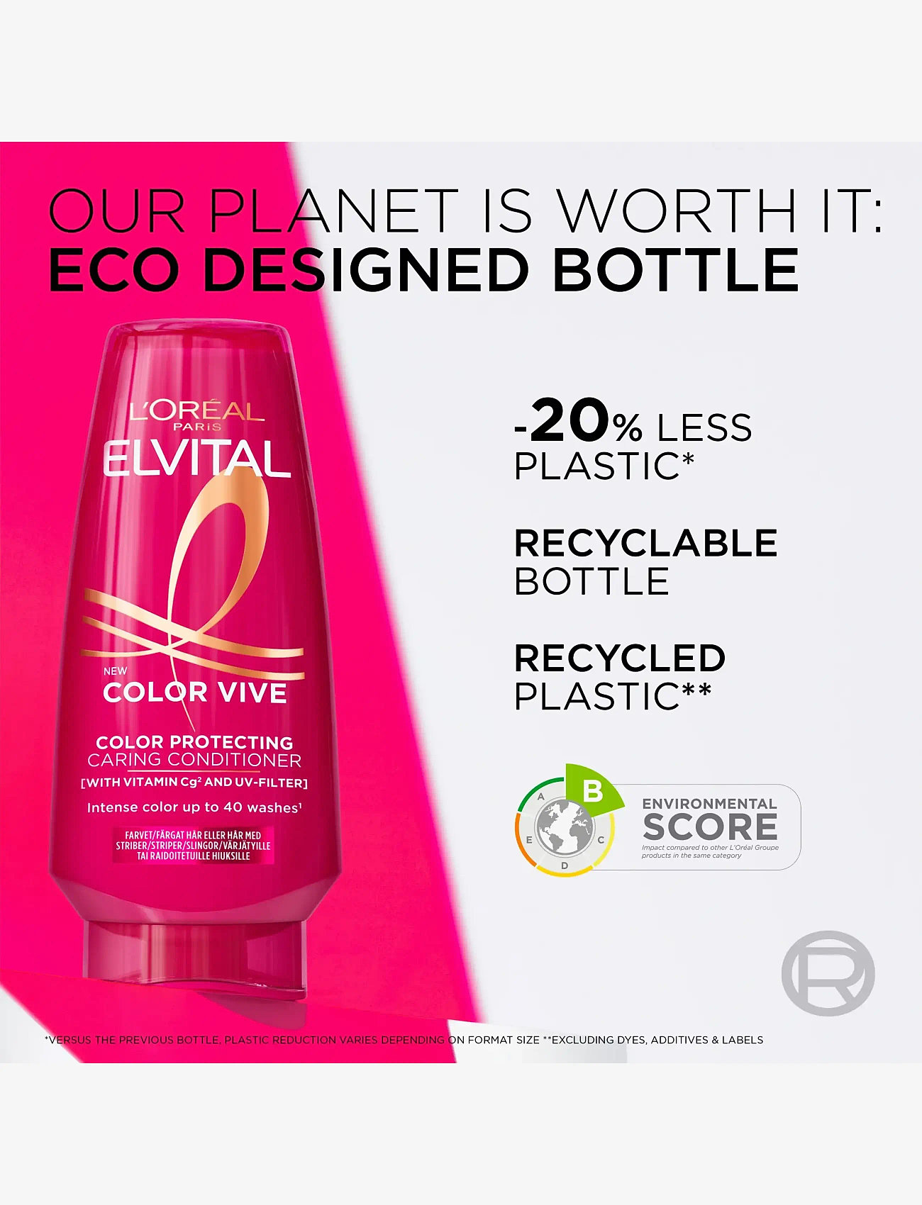 L'Oréal Paris - L'Oréal Paris Elvital Color Vive Conditioner for colored hair 400 ml - balsam & conditioner - color-vive - 4