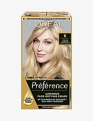 L'Oréal Paris - Luminous, high-impact shine & fade-defying hair color for up to 8 weeks. - färginpackningar - 8 california - 0