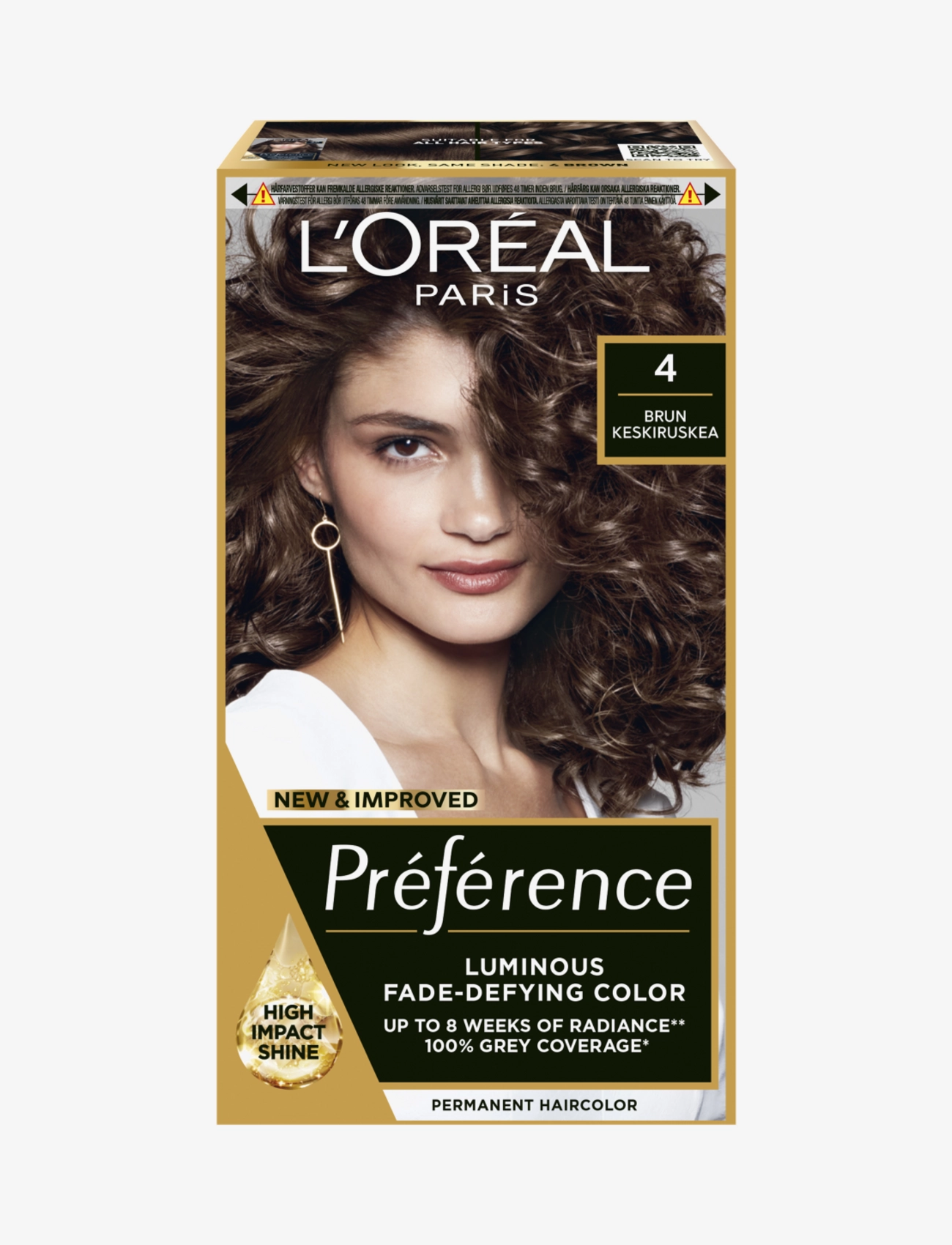 L'Oréal Paris L'oréal Paris, Préférence, Permanent Hair Color, Up To 8 Weeks Luminous Color, One Size, Nude, Pleje > Farvebehandlinger, Dame