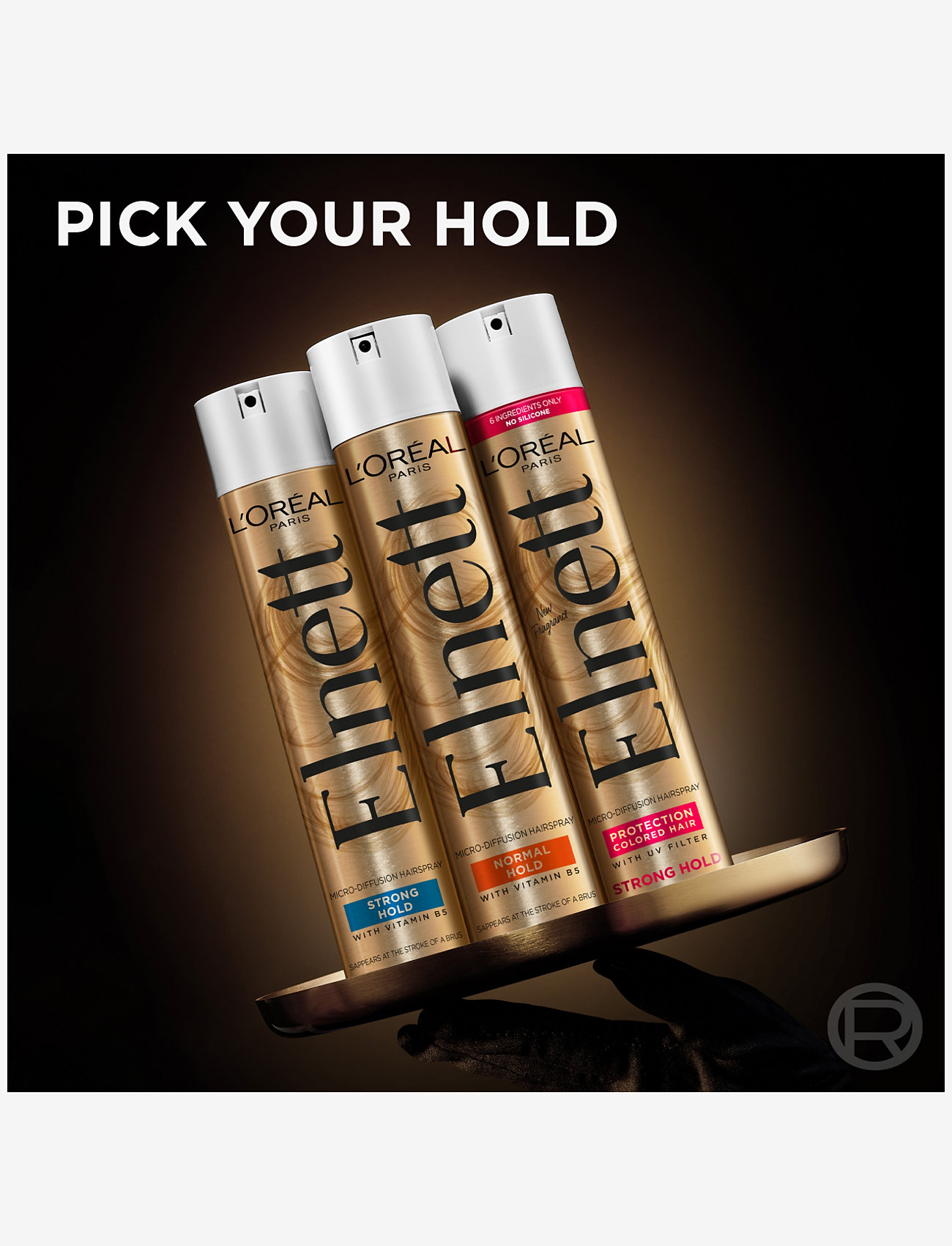 L'Oréal Paris - L'Oréal Elnett Strong Hairspray 400ml - no colour - 3