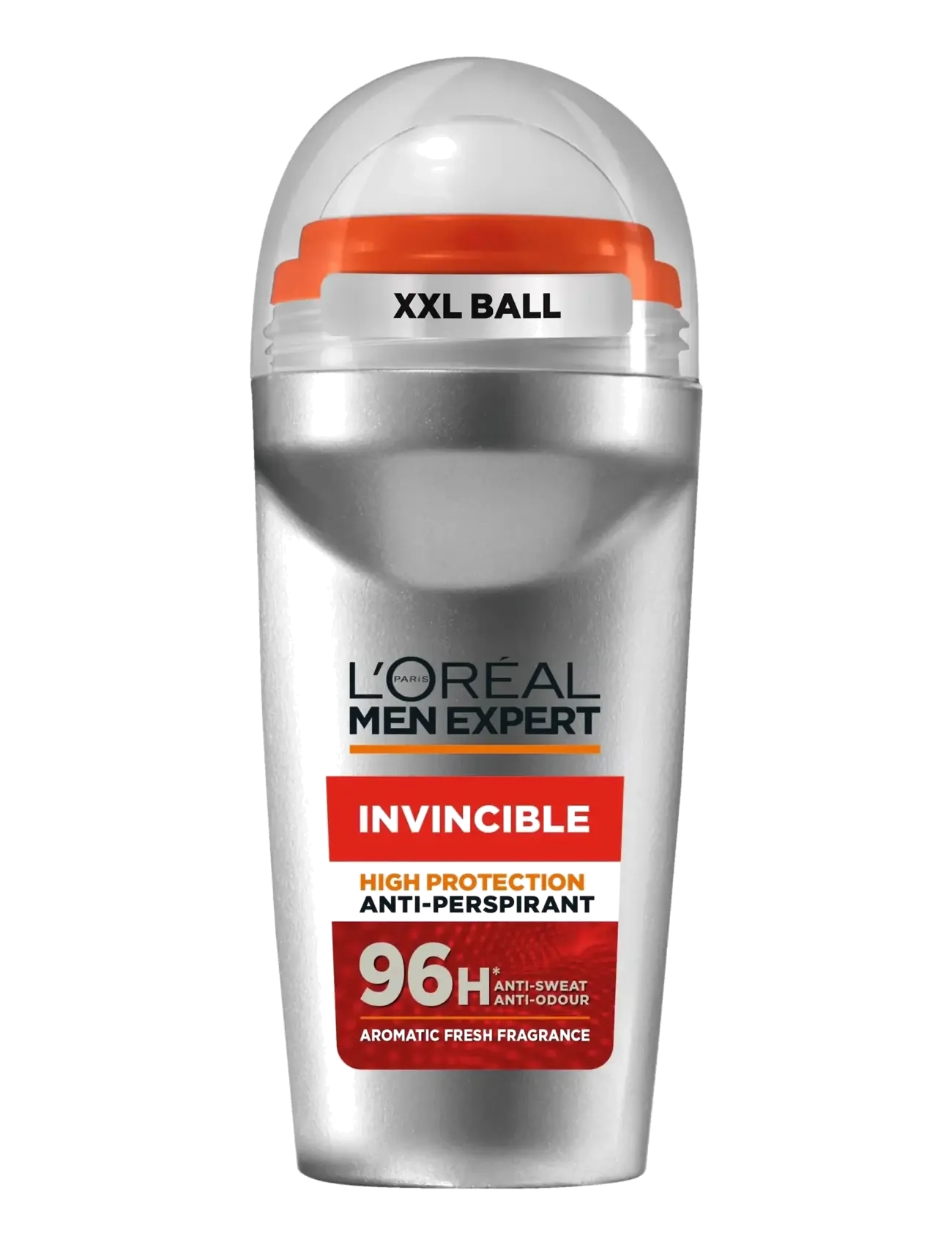 L'Oréal Paris L'oréal Paris Men Expert Invincible 96H Anti-Perspirant Deodorant Roll On For Normal Skin 50 ml, 50 ml, Nude, Deodoranter > Roll-On, Her