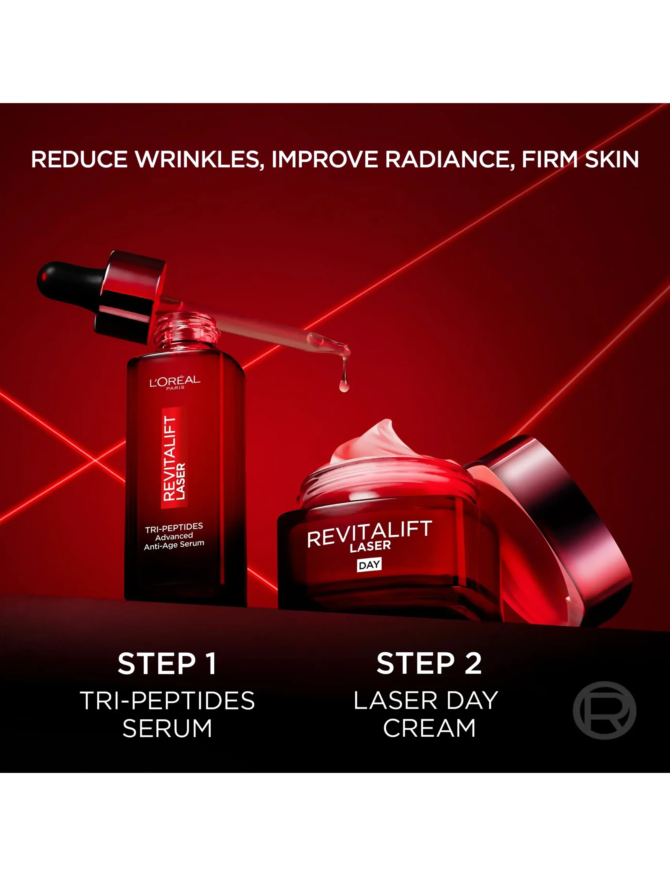 Revitalift Laser Day Cream 50 ml + Pure Retinol Night Serum 7