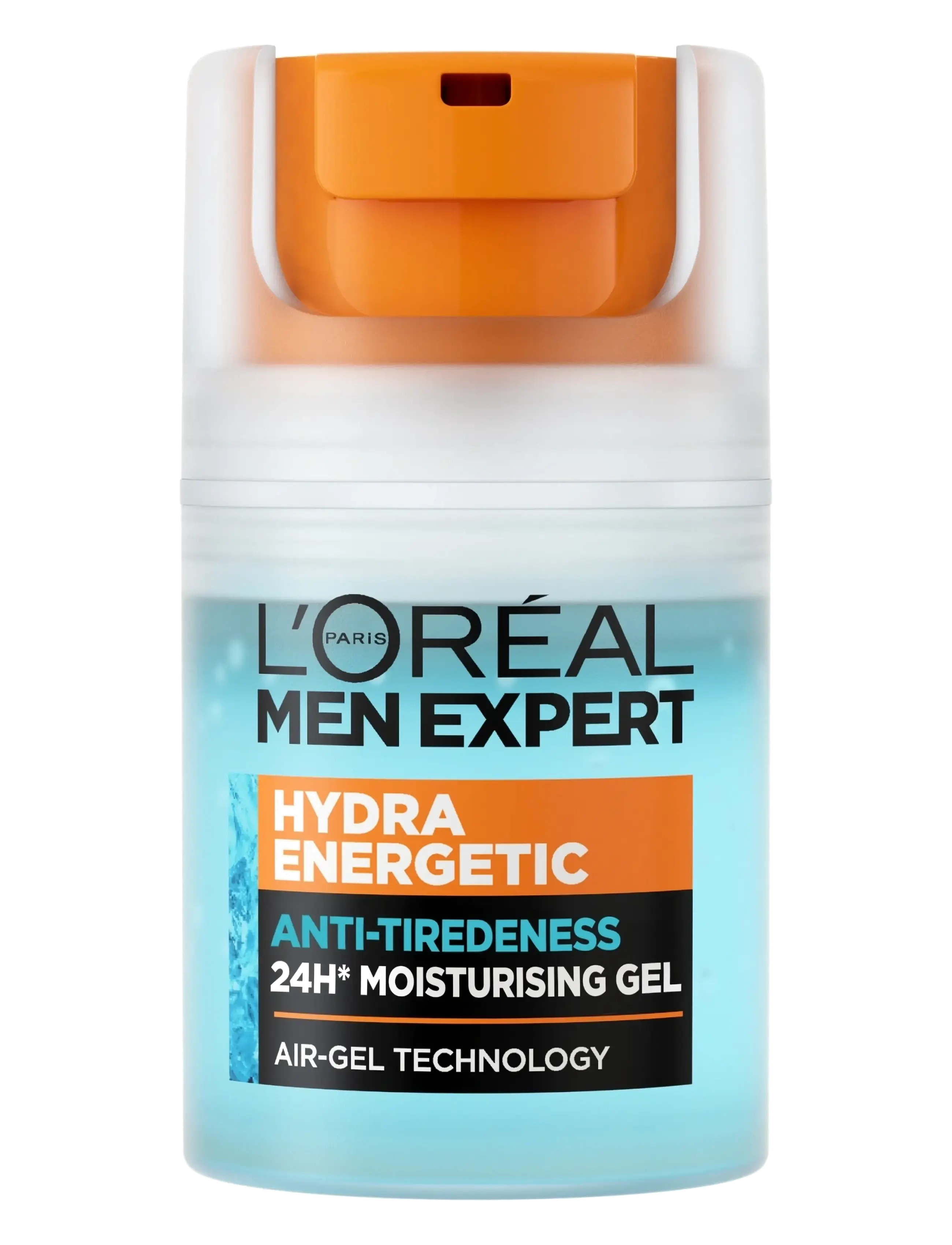 L'Oréal Paris L'oréal Paris Men Expert Hydra Energetic 24H Anti-Tiredness Moisturising Gel For Greasy Skin 50 ml, 50 ml, Nude, Ansigt > Fugtighedscrem