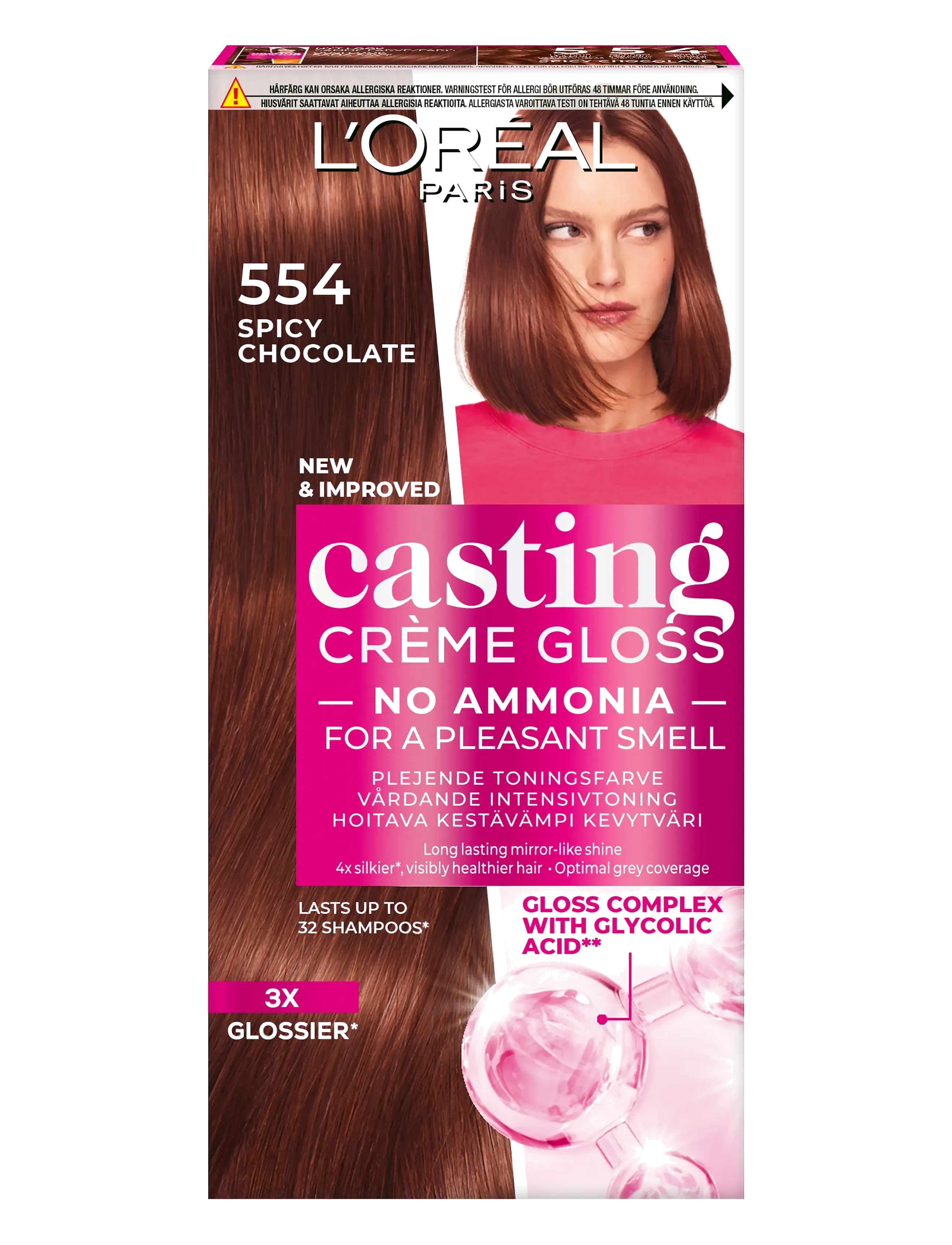 L'Oréal Paris L'Oréal Paris Casting Creme Gloss 554 Spic Chocolate - Skjønnhet - SPIC CHOCOLATE / clear
