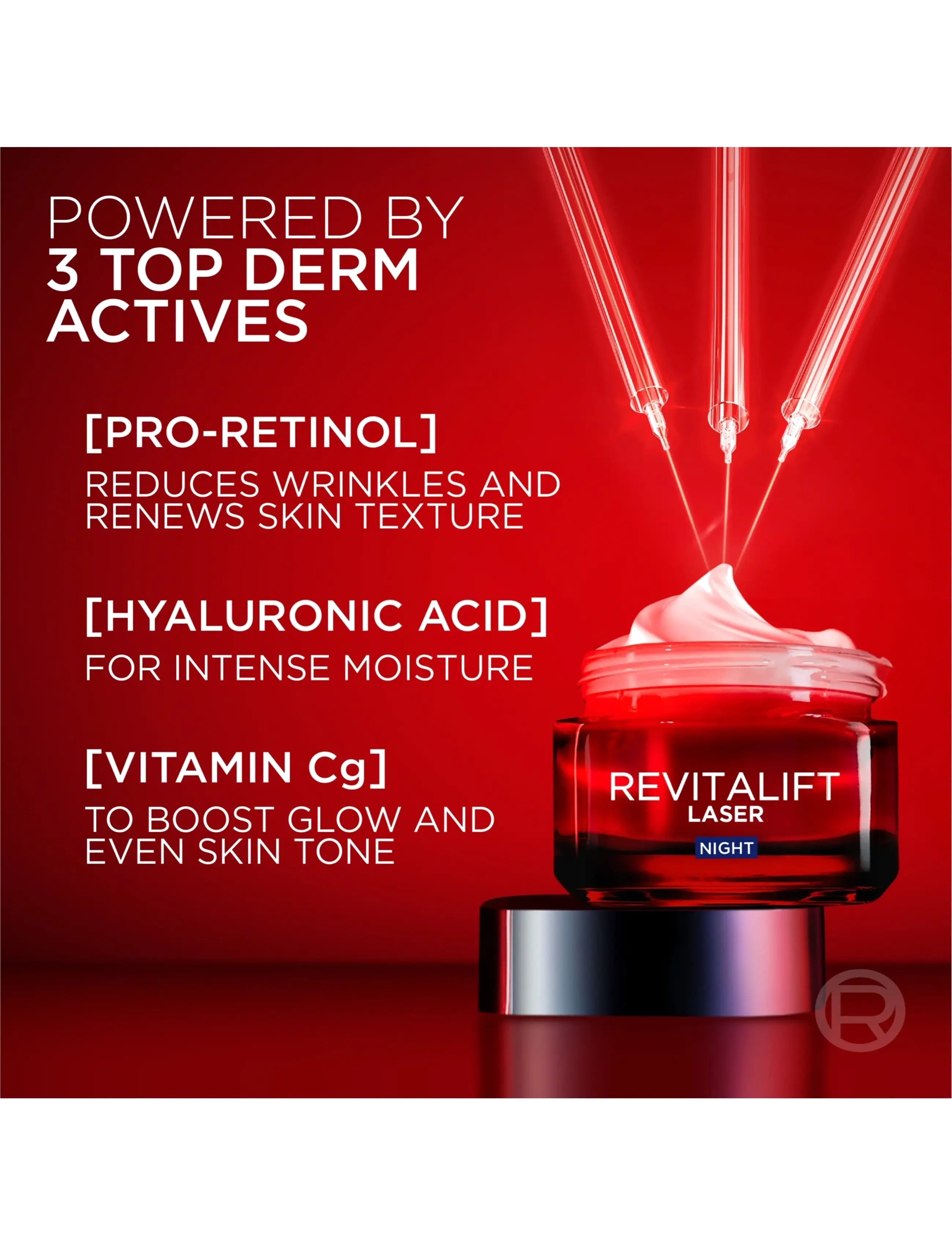 L'Oréal Paris - L'Oréal Paris Revitalift Laser Night Cream for normal skin 50 ml - clear - 4