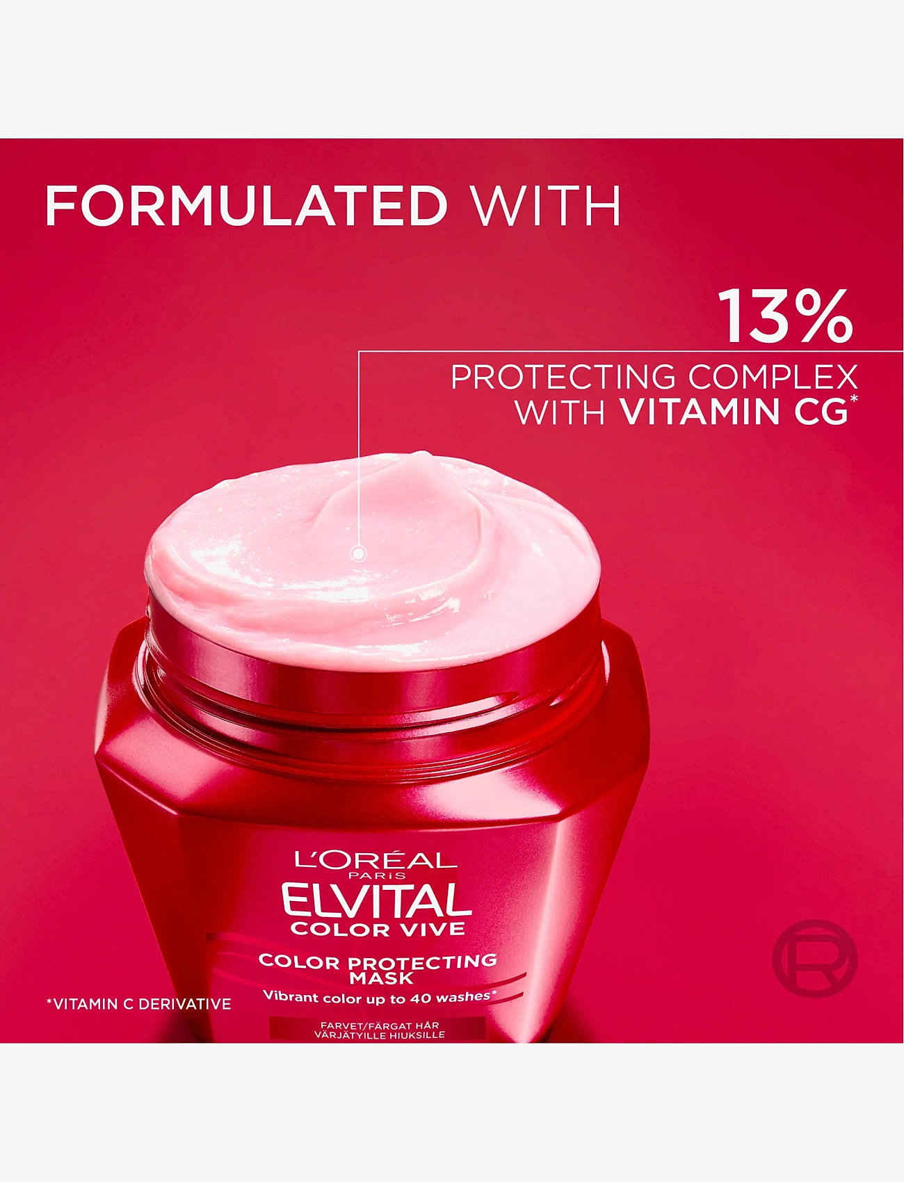 L'Oréal Paris - L'Oréal Paris Elvital Color Vive Mask 300 ml - hårkur - no colour - 4
