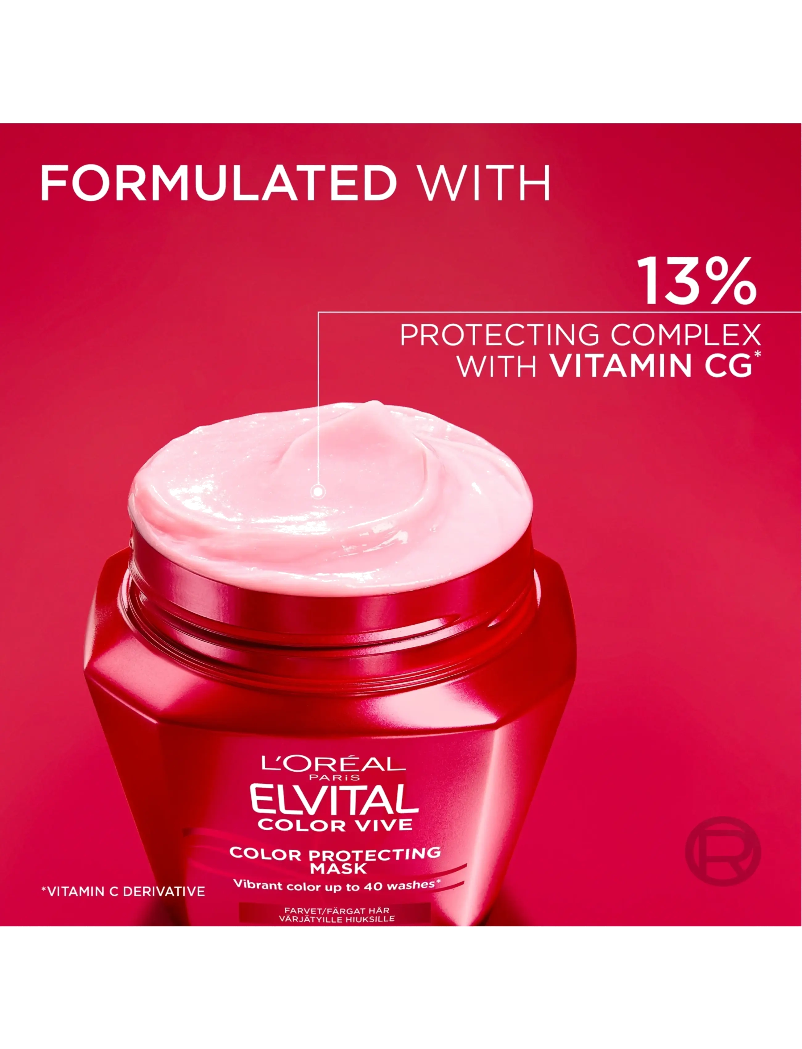 L'Oréal Paris - L'Oréal Paris Elvital Color Vive Hair Mask for colored hair 400 ml - hårkur - no colour - 2
