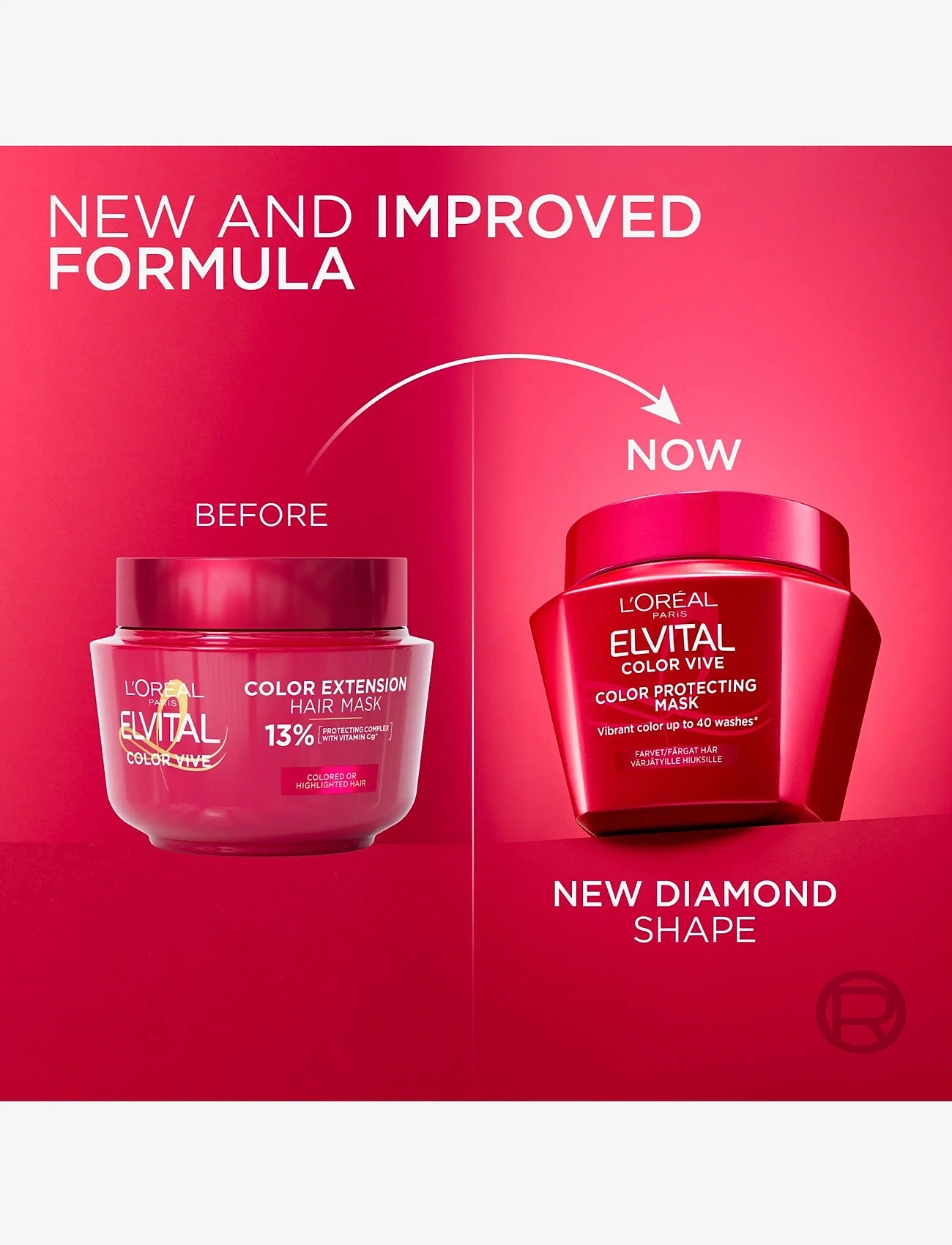 L'Oréal Paris - L'Oréal Paris Elvital Color Vive Hair Mask for colored hair 400 ml - juuksemaskid - no colour - 5