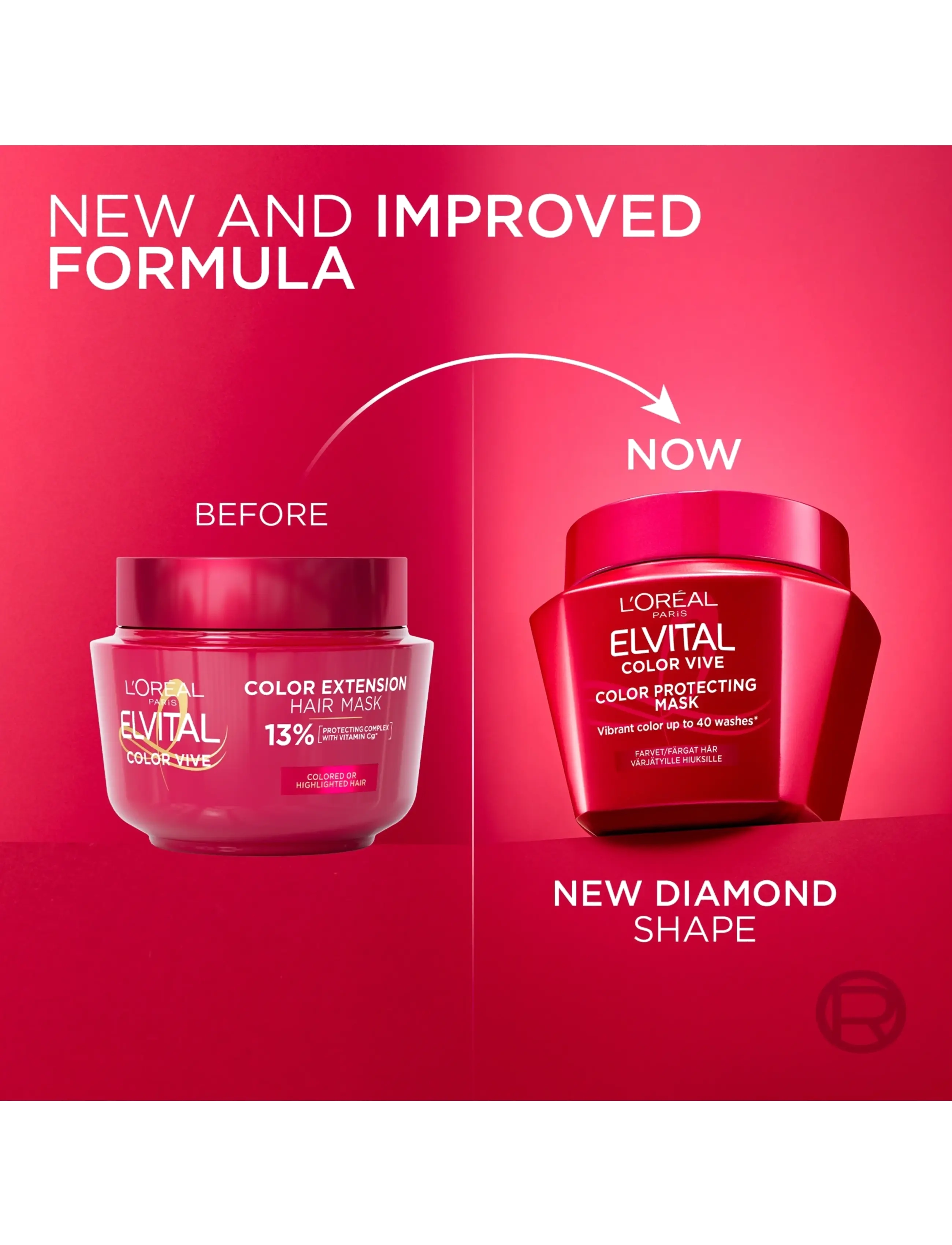 L'Oréal Paris - L'Oréal Paris Elvital Color Vive Hair Mask for colored hair 400 ml - hårkur - no colour - 5