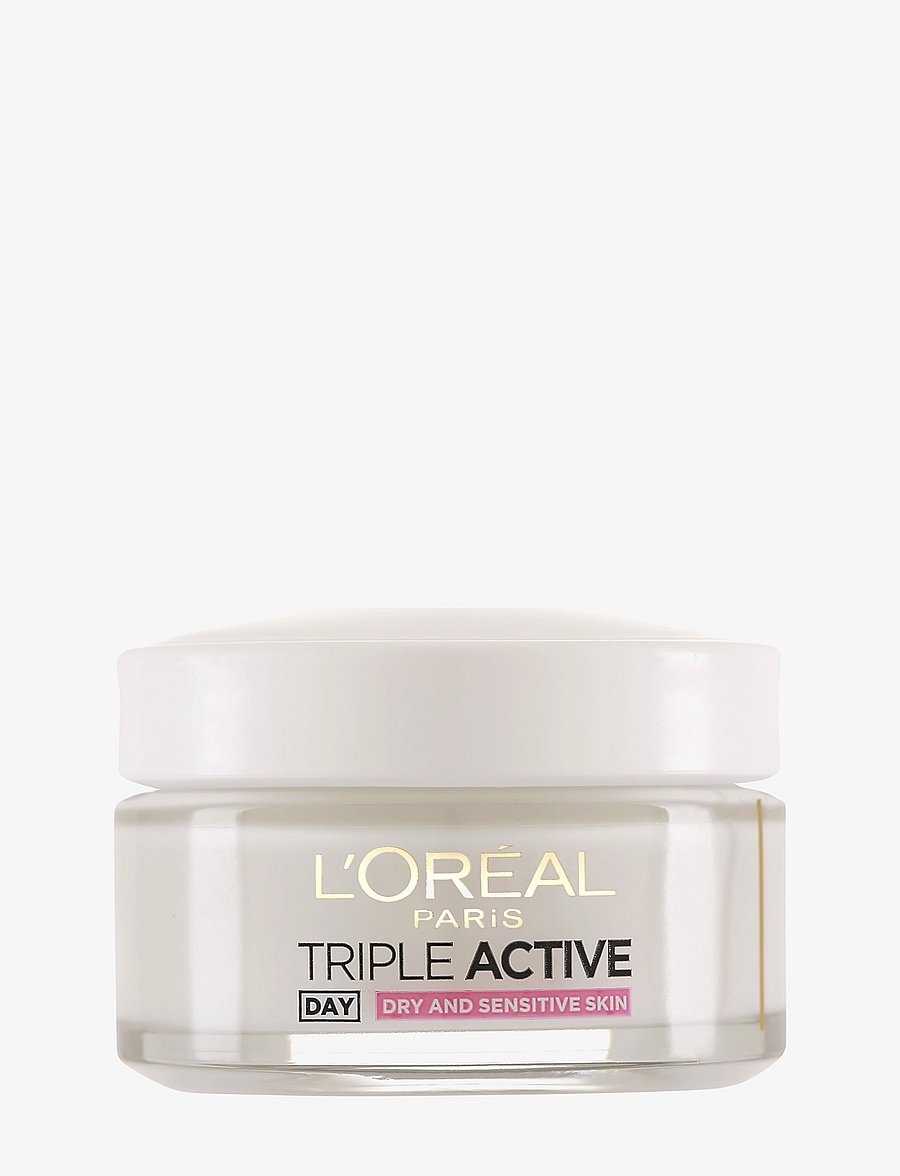 L'Oréal Paris - L'Oréal Paris Triple Active Day Cream for dry skin 50 ml - dagcremer - clear - 0