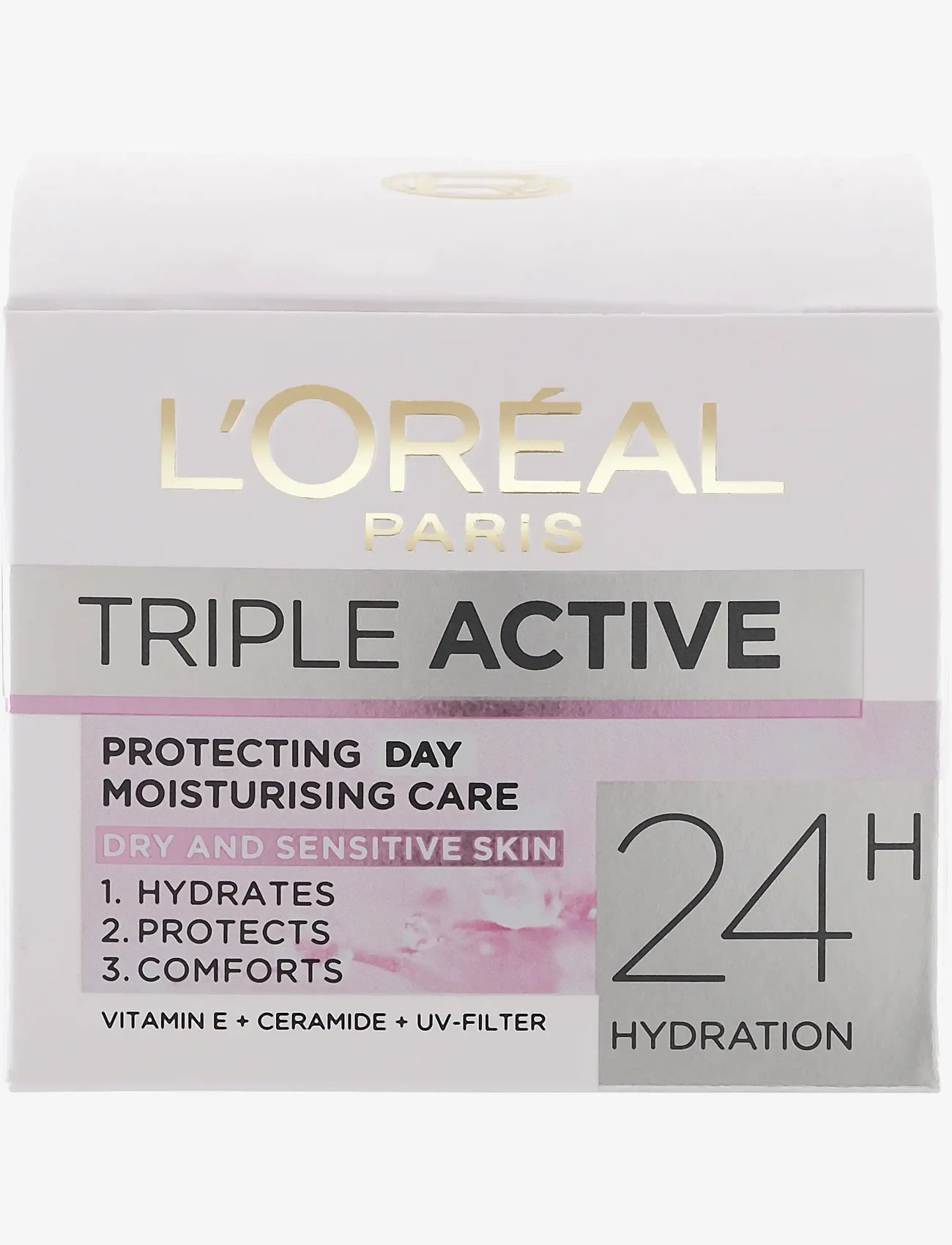 L'Oréal Paris - L'Oréal Paris Triple Active Day Cream for dry skin 50 ml - dieniniai kremai - clear - 1