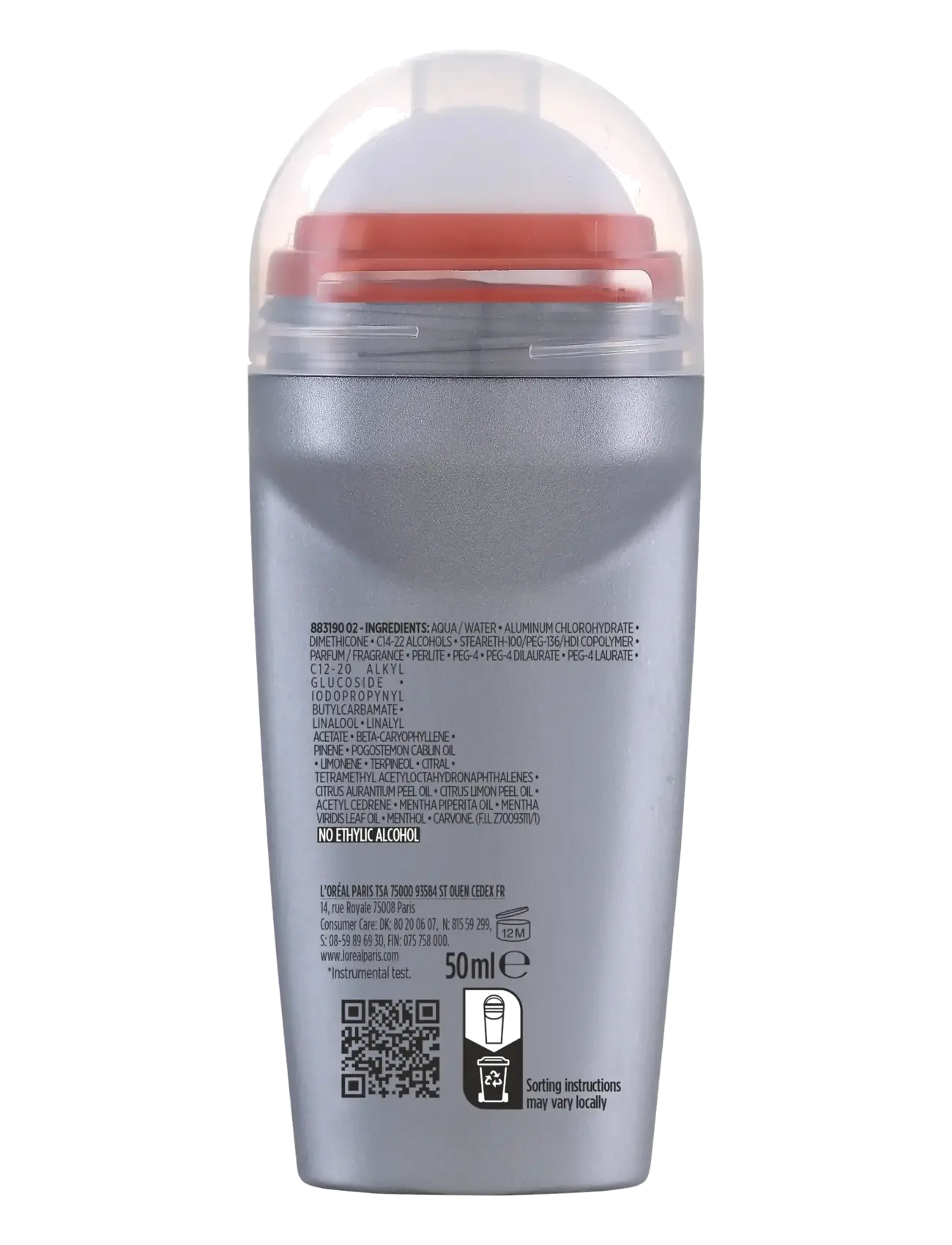 L'Oréal Paris - L'Oréal Paris Men Expert Fresh Extreme 48H Anti-Perspirant Deodorant Roll On for normal skin 50 ml - clear - 1