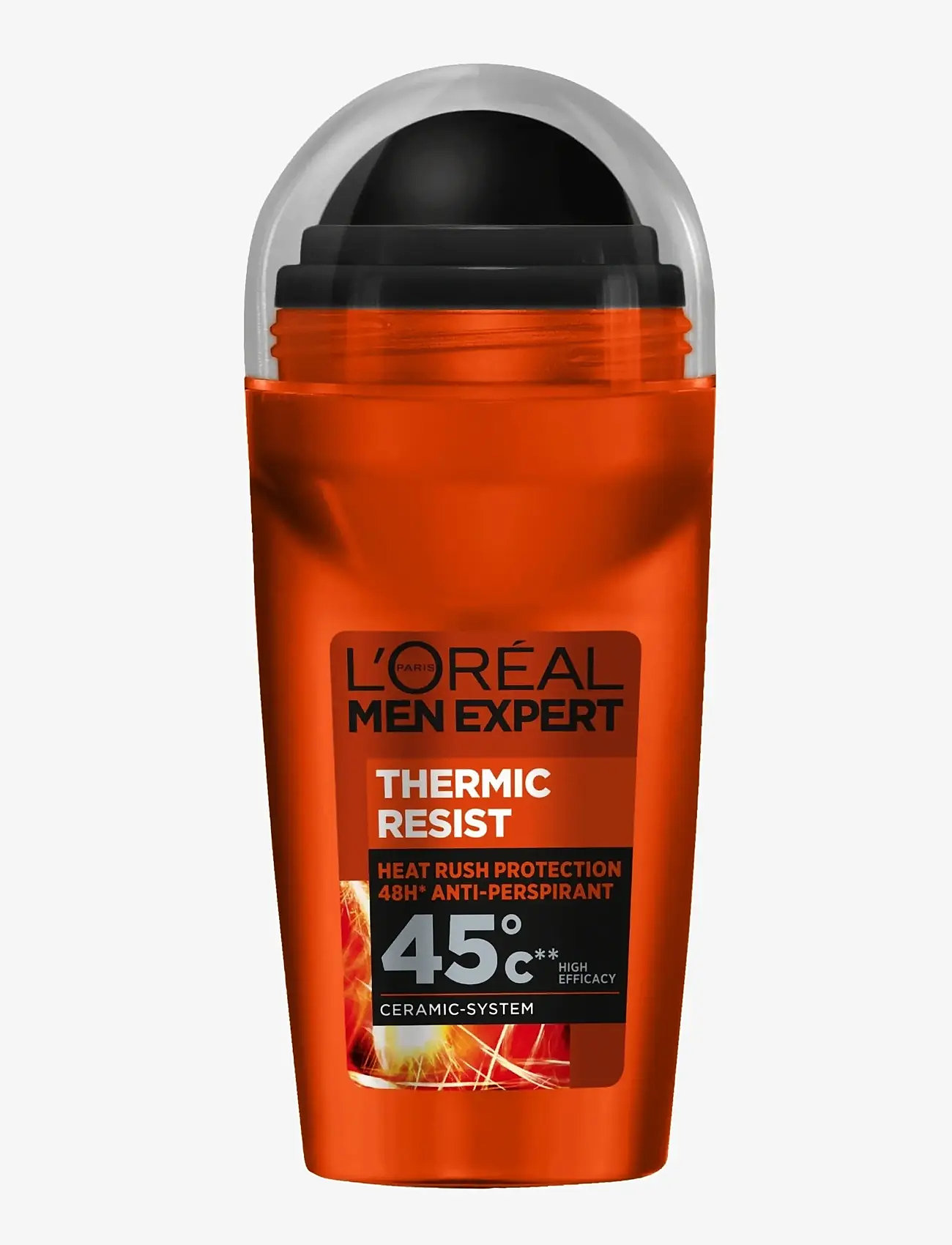 L'Oréal Paris - Men Expert Thermic Resist Heat Protection 48H Anti-Perspirant Deodorant Roll On 50 ml - deo roll-on - clear - 1