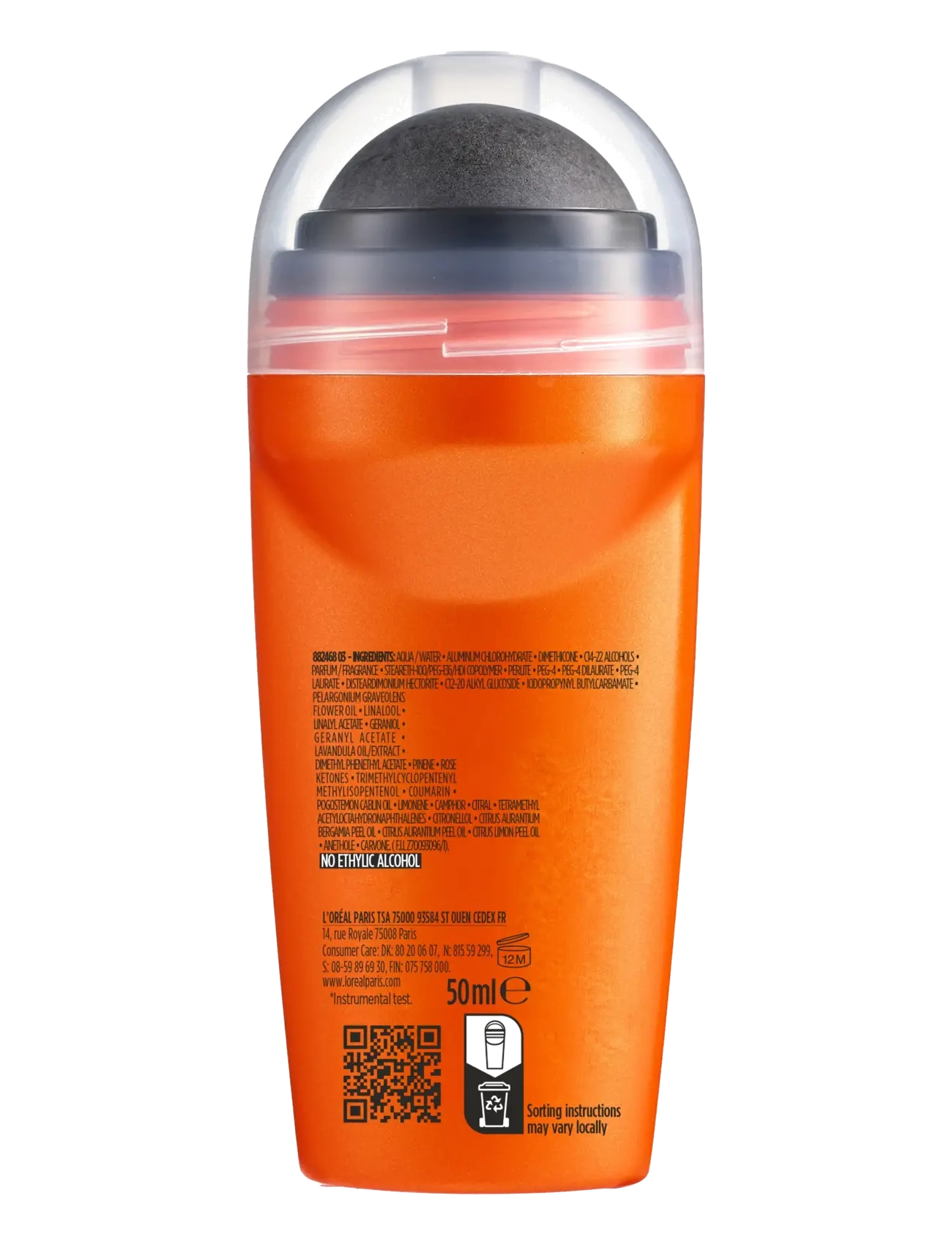 L'Oréal Paris - Men Expert Thermic Resist Heat Protection 48H Anti-Perspirant Deodorant Roll On 50 ml - deo roll-on - clear - 3