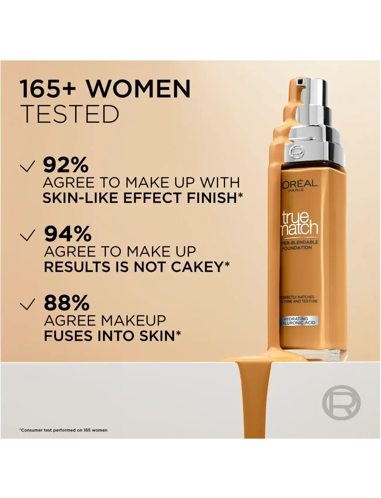 L'Oréal Paris - L'Oréal Paris True Match Foundation 5.W - festkläder till outletpriser - 5.w golden sand - 3