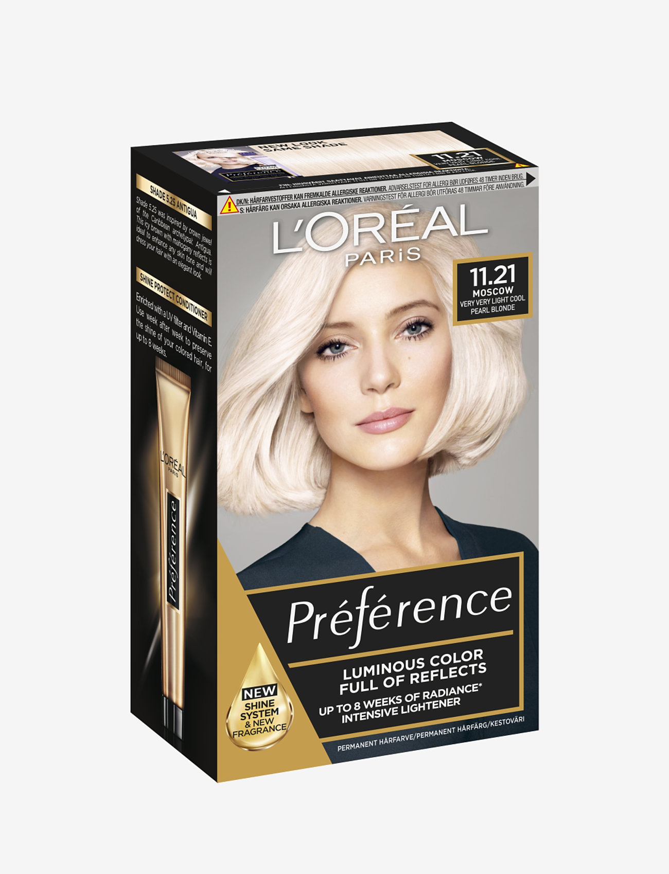 L'Oréal Paris L'Oréal Paris Préférence 11,21 Moscow - Hår - 21 ULTRA LIGHT CRYSTAL / clear