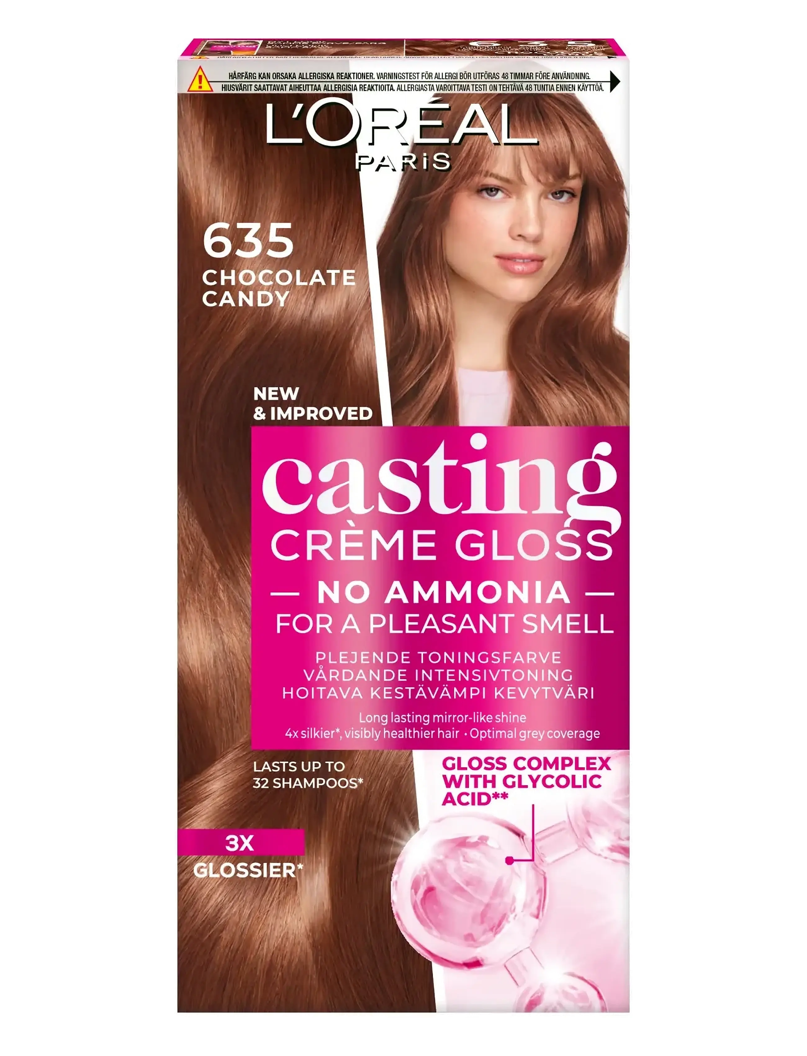 L'Oréal Paris L'Oréal Paris Casting Creme Gloss 635 Chocolate Bonbon - Skjønnhet - 635 / clear
