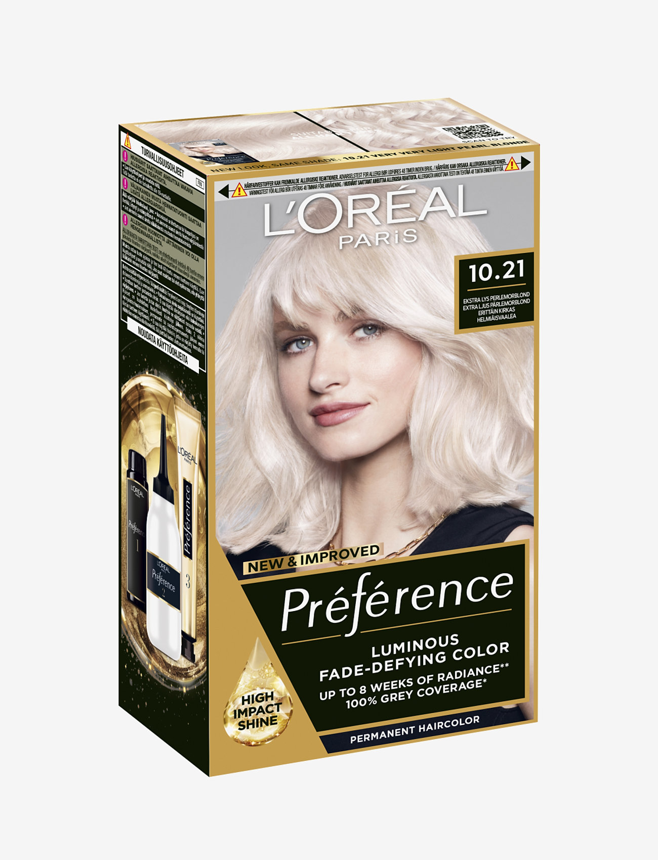 L'Oréal Paris - L'Oréal Paris Préférence 10,21 Stockholm - permanent hårfarve - 21 stockholm - 1