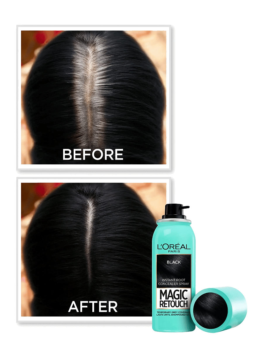 L'Oréal Paris - L'Oréal Paris Magic Retouch Spray 1 Black 75ml - juuksed - no colour - 5