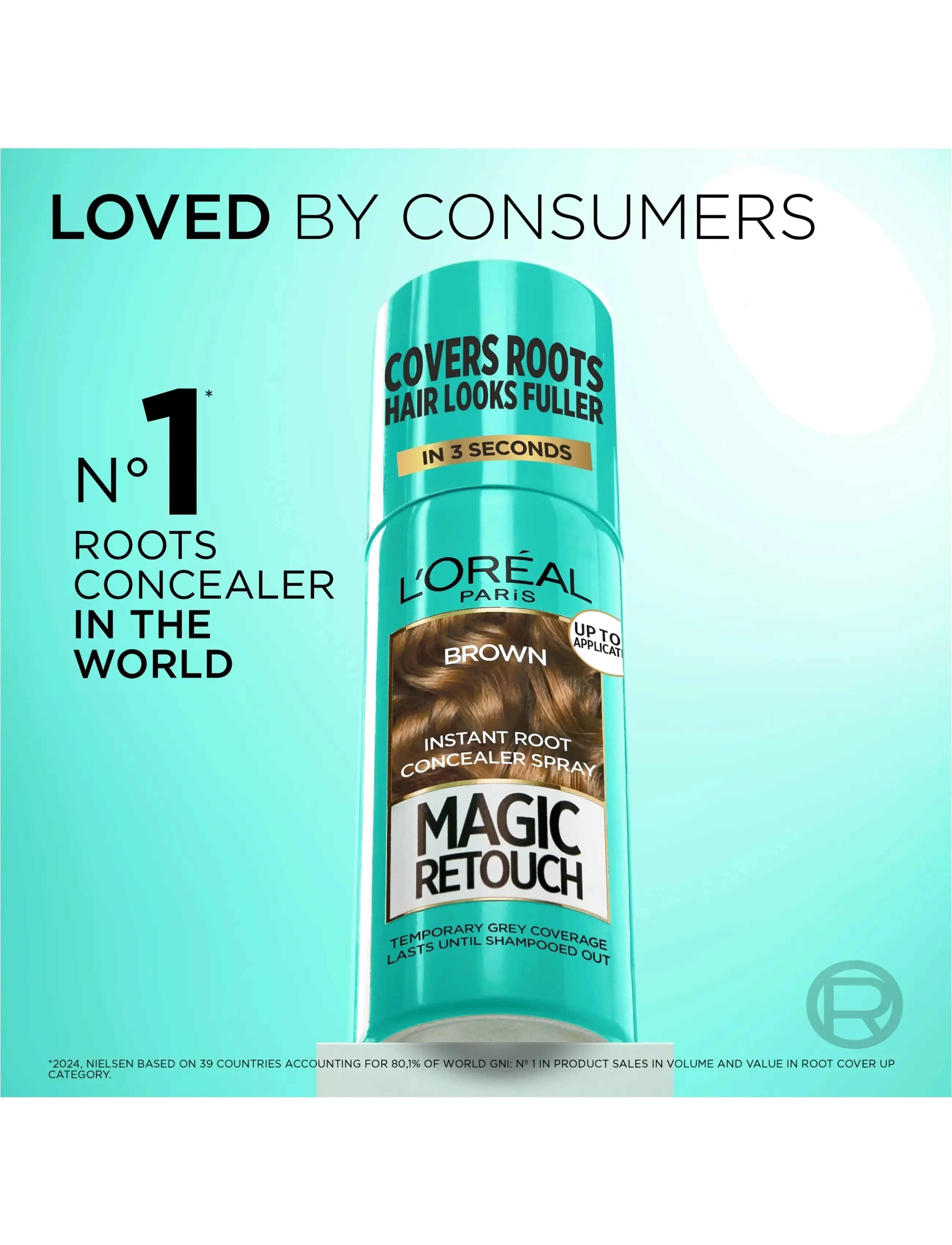 L'Oréal Paris - L'Oréal Paris Magic Retouch Spray Mahogany 75ml 3 Brown - 3 brown - 1