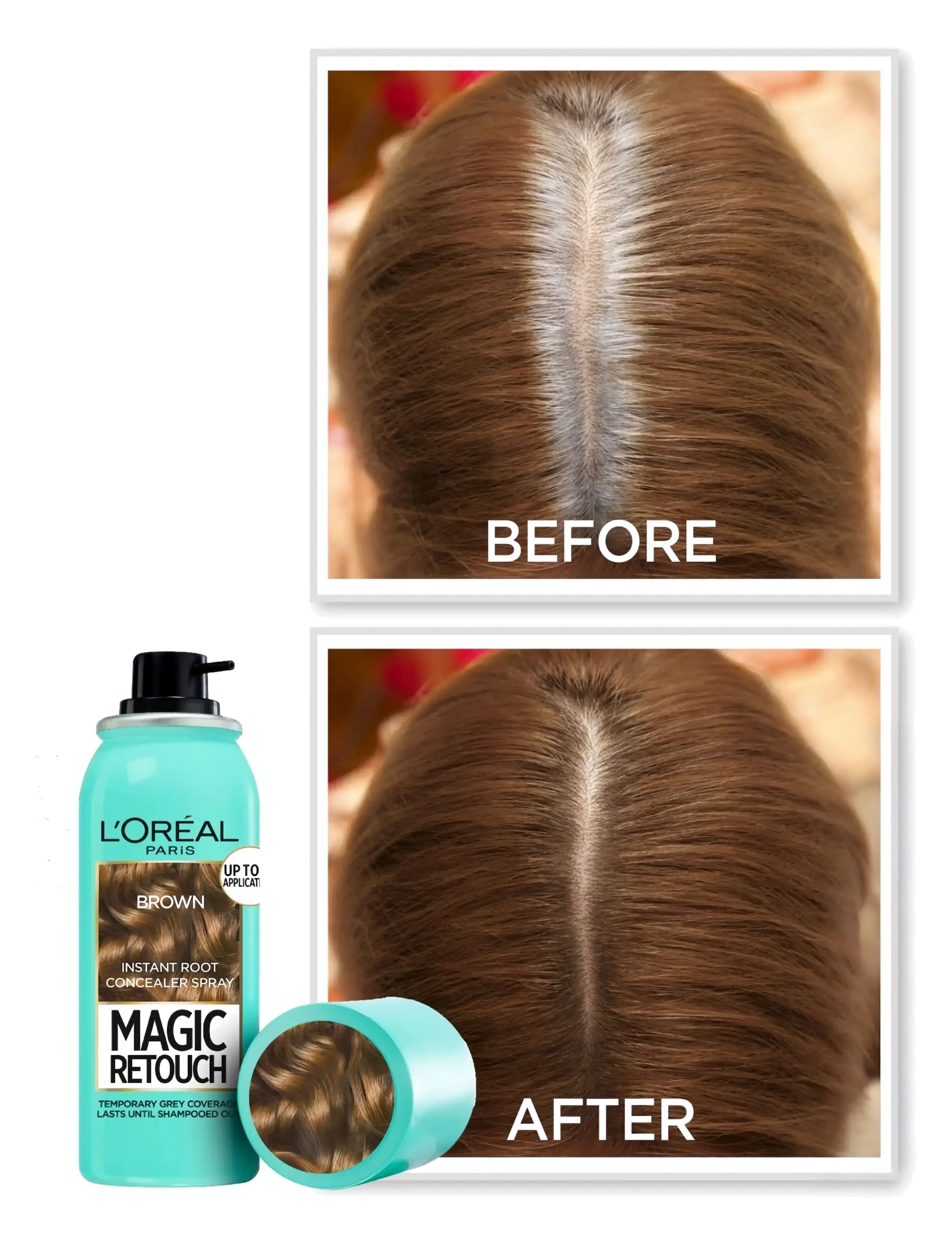 L'Oréal Paris - L'Oréal Paris Magic Retouch Spray Mahogany 75ml 3 Brown - 3 brown - 5