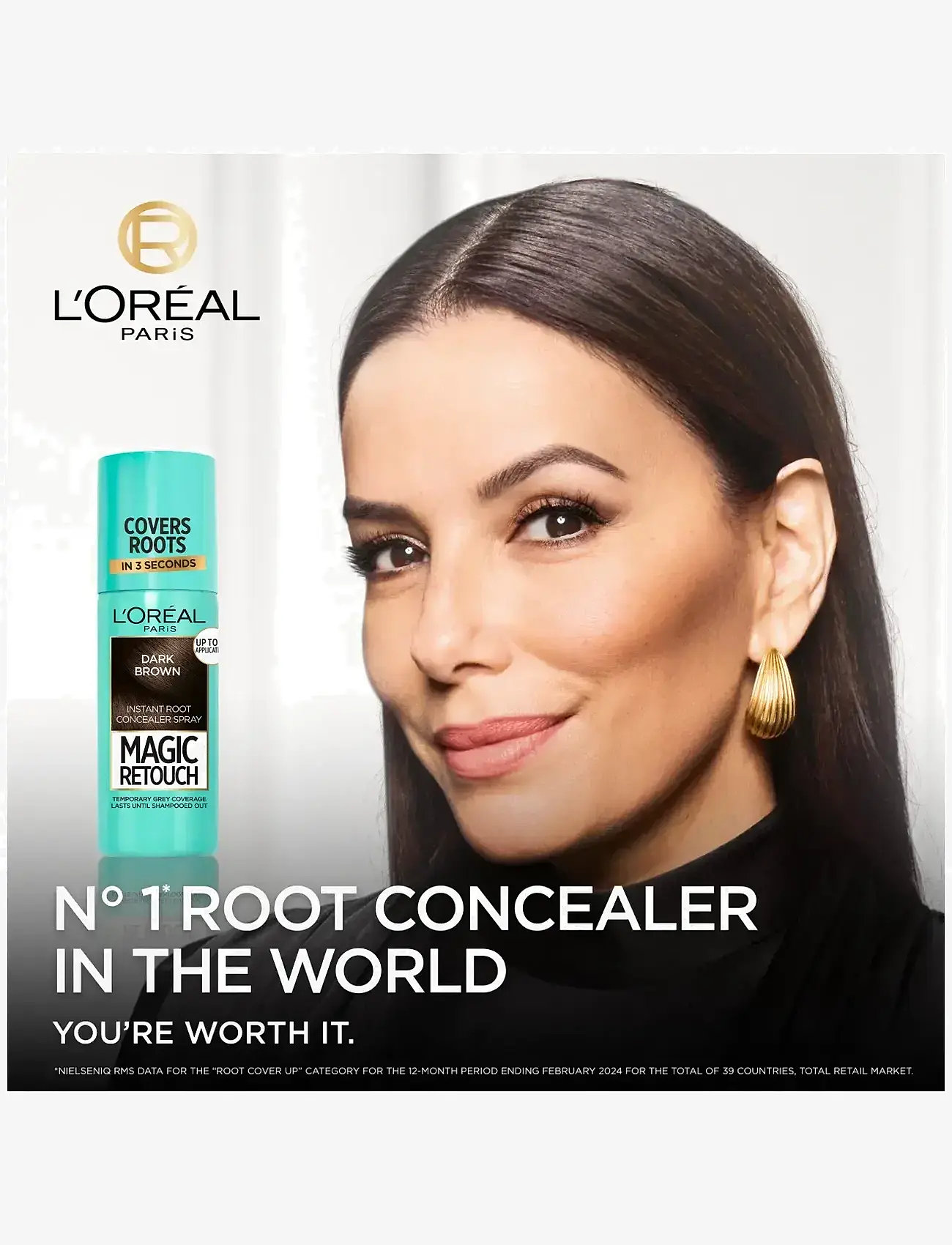 L'Oréal Paris - L'Oréal Paris Magic Retouch Spray Mahogany 75ml 4 Dark Blonde - färginpackningar - dark blonde - 5