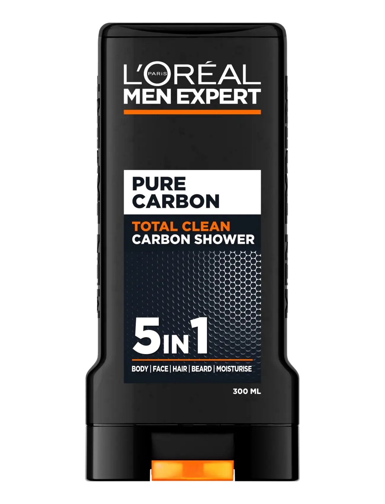 L'Oréal Paris - L'Oréal Paris Men Expert Pure Carbon Total Clean Shower Gel for normal skin 300 ml - suihkugeelit - total clean total action with carbon - 1