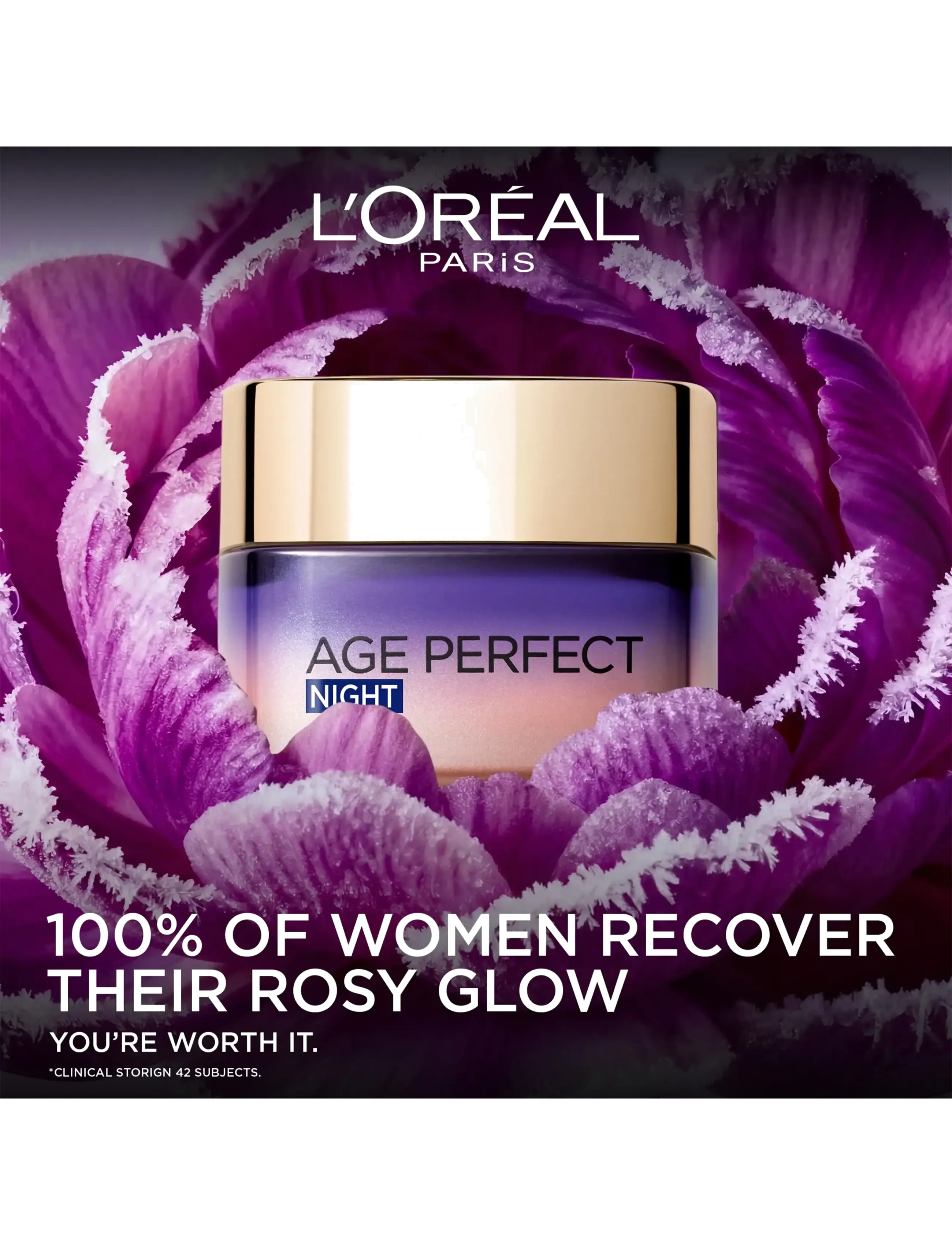 L'Oréal Paris - L'Oréal Paris Age Perfect Rosy Radiance Night Cream for normal skin 50 ml - nattkrem - clear - 2