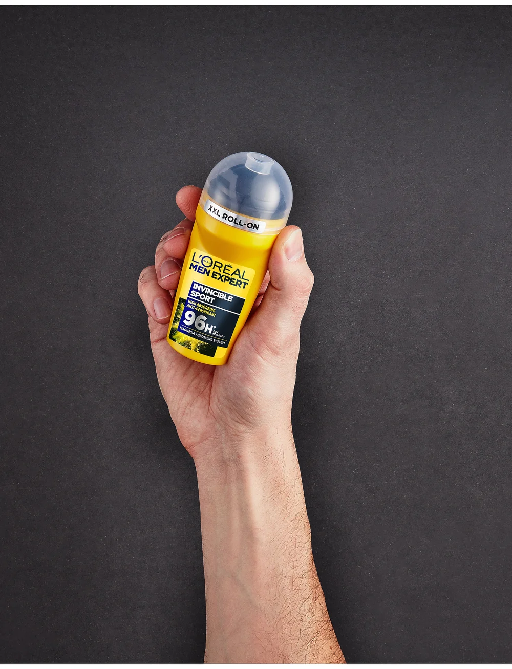 L'Oréal Paris - L'Oréal Paris Men Expert Invincible Sport 96H Anti-Perspirant Deodorant Roll-On 50 ml - deodorant - clear - 0
