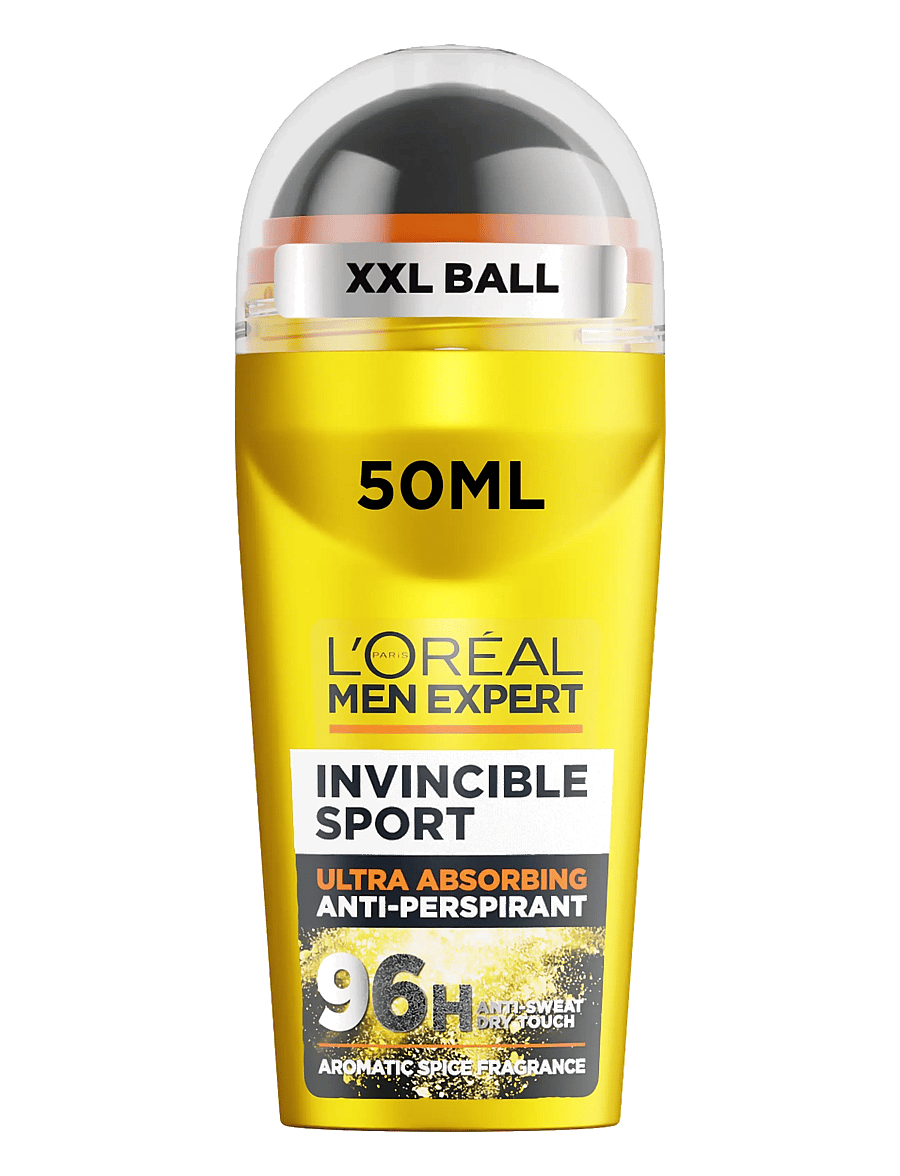 L'Oréal Paris - L'Oréal Men Expert Invincible Sport 96H Anti-Perspirant Deodorant Roll On for all skin types 50ml - clear - 0
