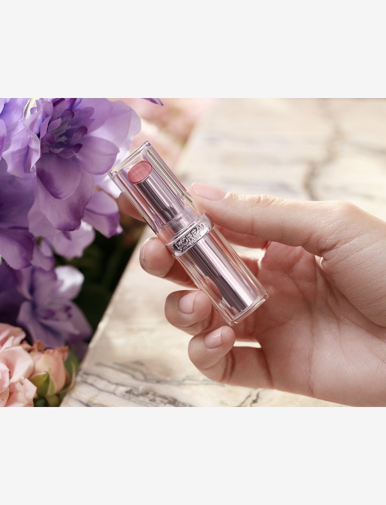 L'Oréal Paris - L'Oréal Paris Glow Paradise Balm-in-Lipstick 350 Rouge Paradise - smink - 350 insanesation - 3