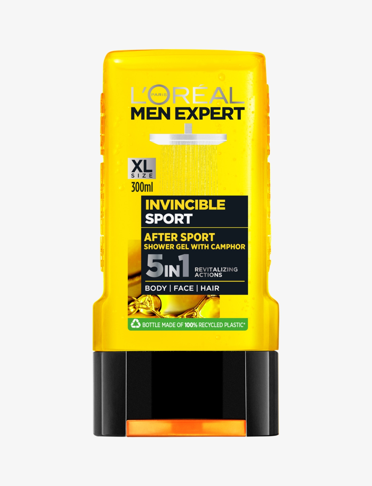 L'Oréal Paris L'Oréal Men Expert Invincible-Sport Shower-Gel - Beauty för Män - INVINCIBLE SPORT AFTER SPORT WITH CAMPHOR / clear